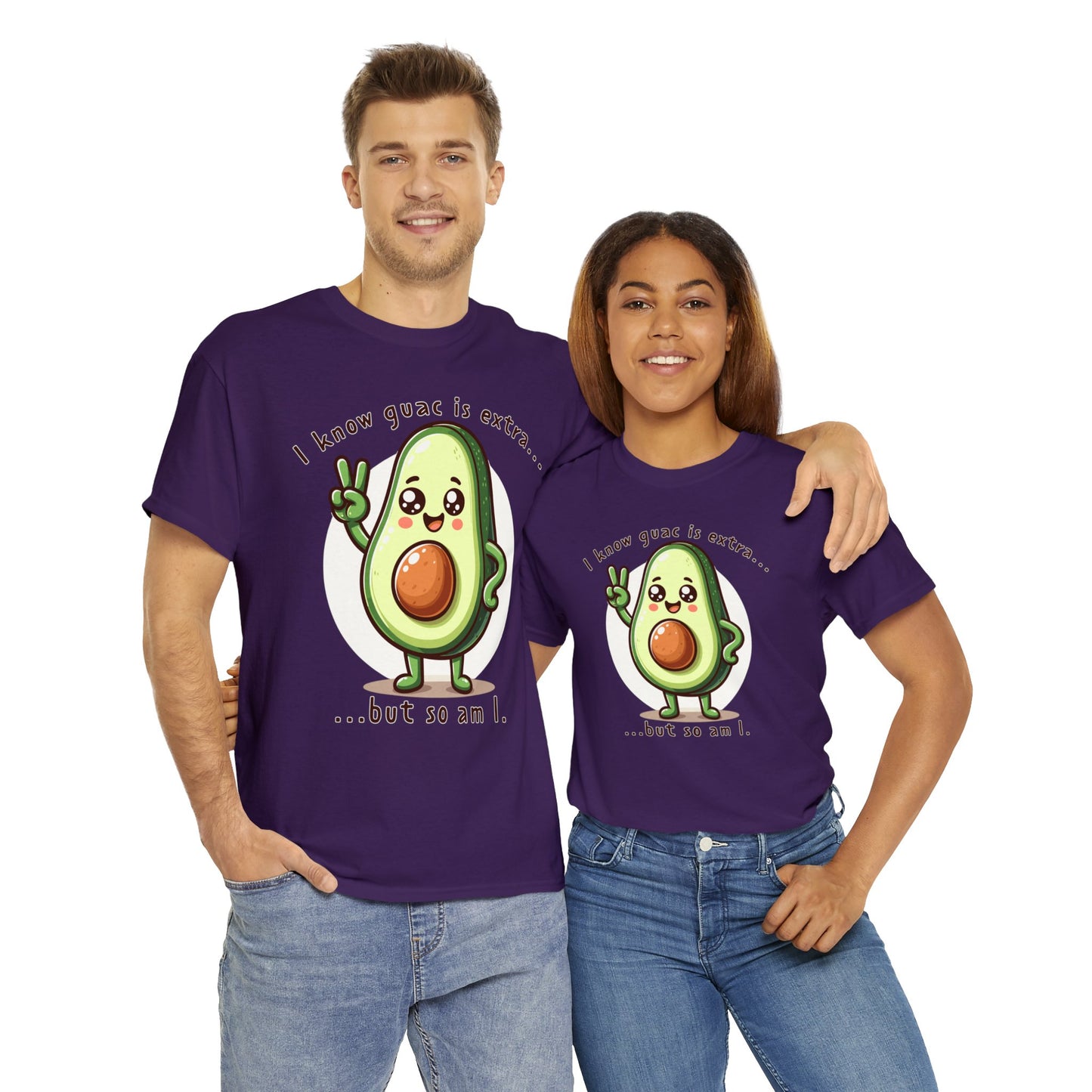 Guac Is Extra Unisex Heavy Cotton Tee