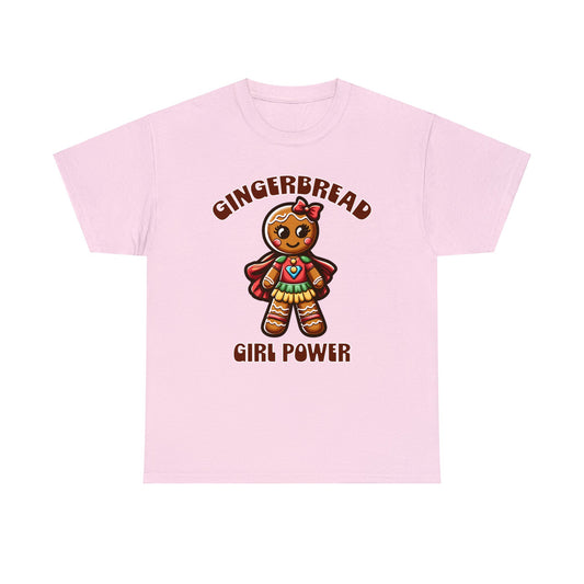 Gingerbread Girl Power Cotton T-Shirt