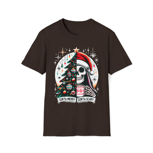 Sorta Merry Sorta Scary Unisex Softstyle T-Shirt
