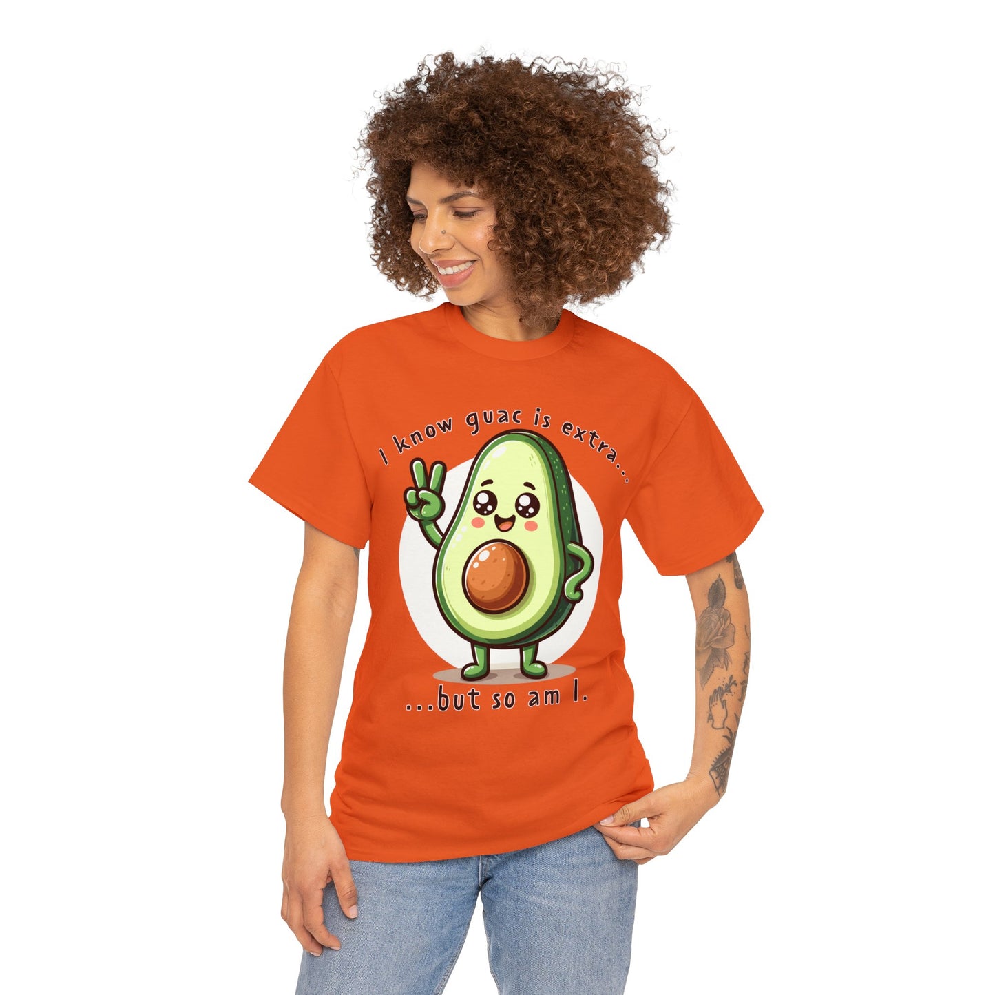 Guac Is Extra Unisex Heavy Cotton Tee