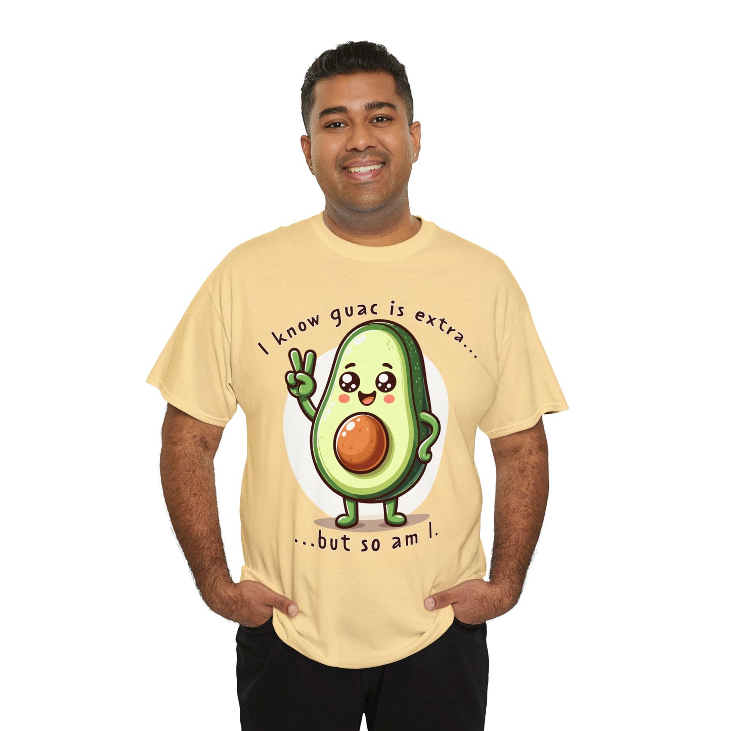 Guac Is Extra Unisex Heavy Cotton Tee