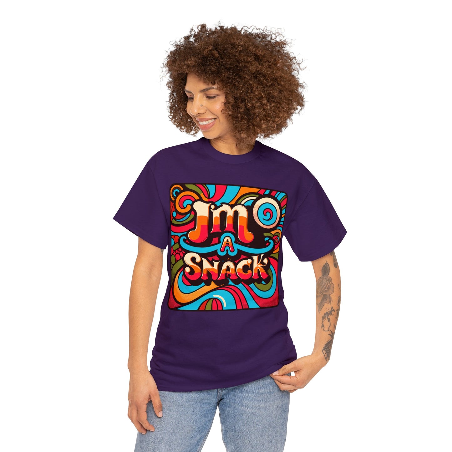 I'm a Snack Unisex Heavy Cotton Tee