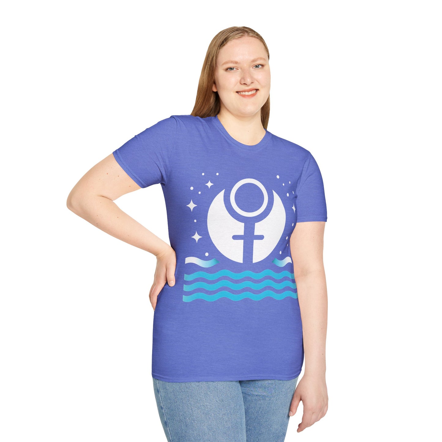 Pluto Into Aquarius Astrology T-Shirt Planet Transit Softstyle Tee Space Zodiac Constellations Night Sky