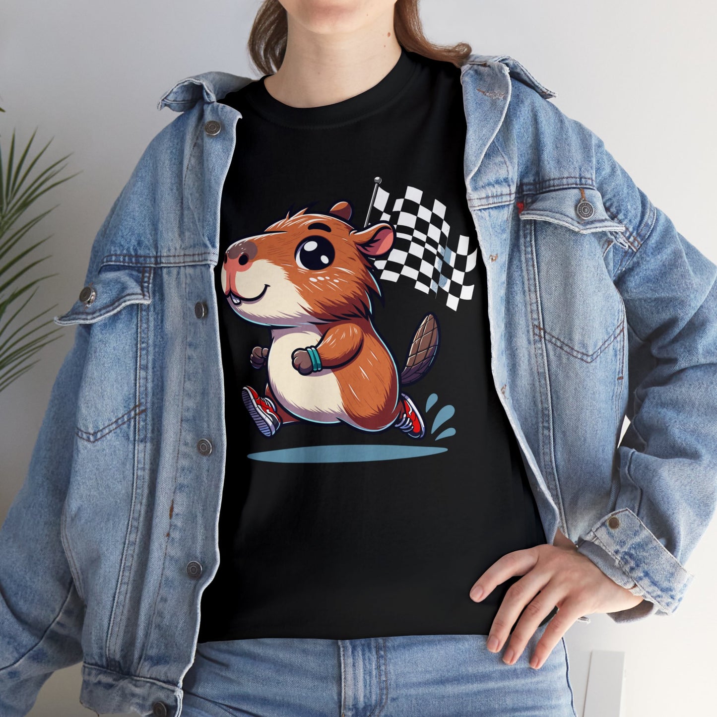 Capybara Never Did Come in Last Heavy Cotton Tee