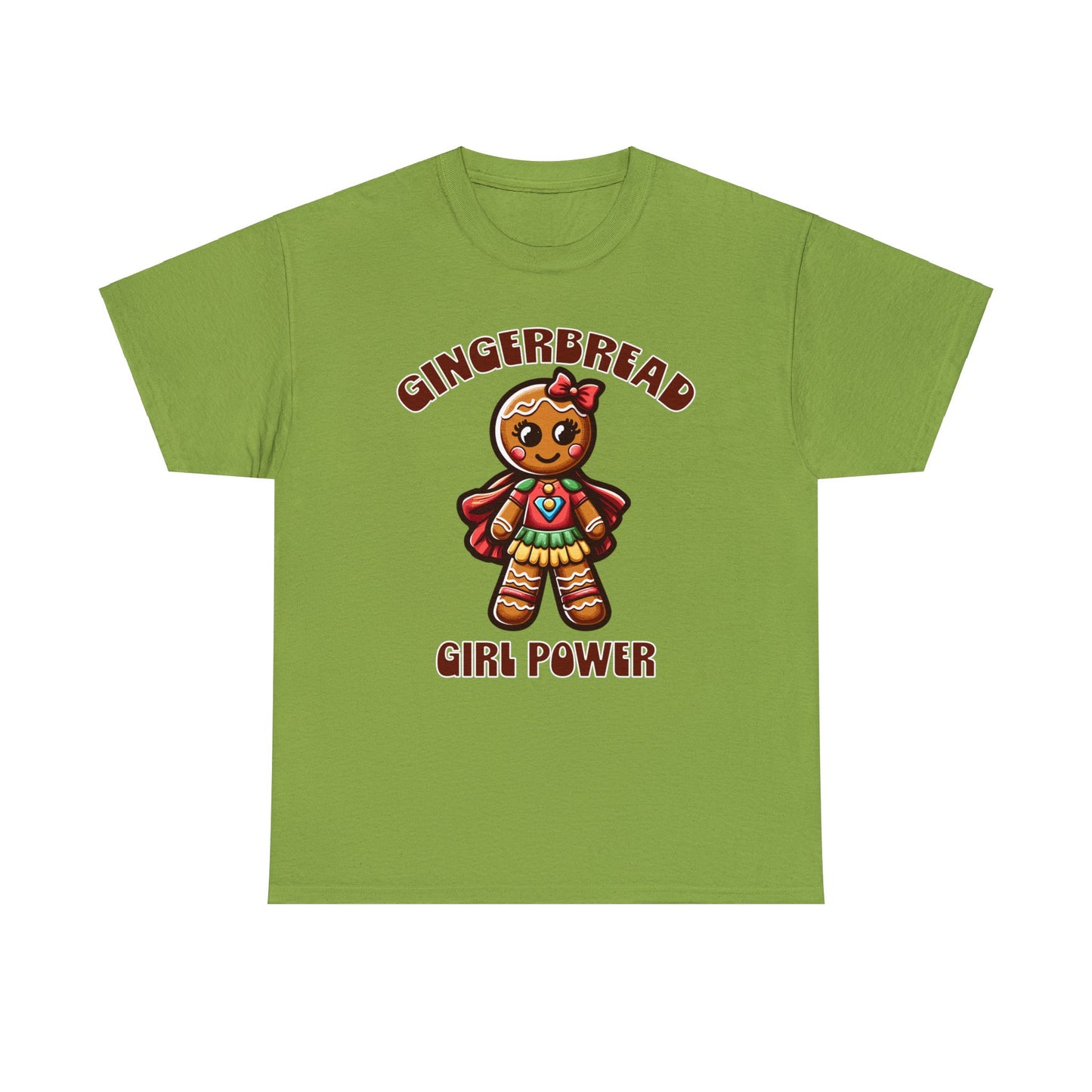 Gingerbread Girl Power Cotton T-Shirt