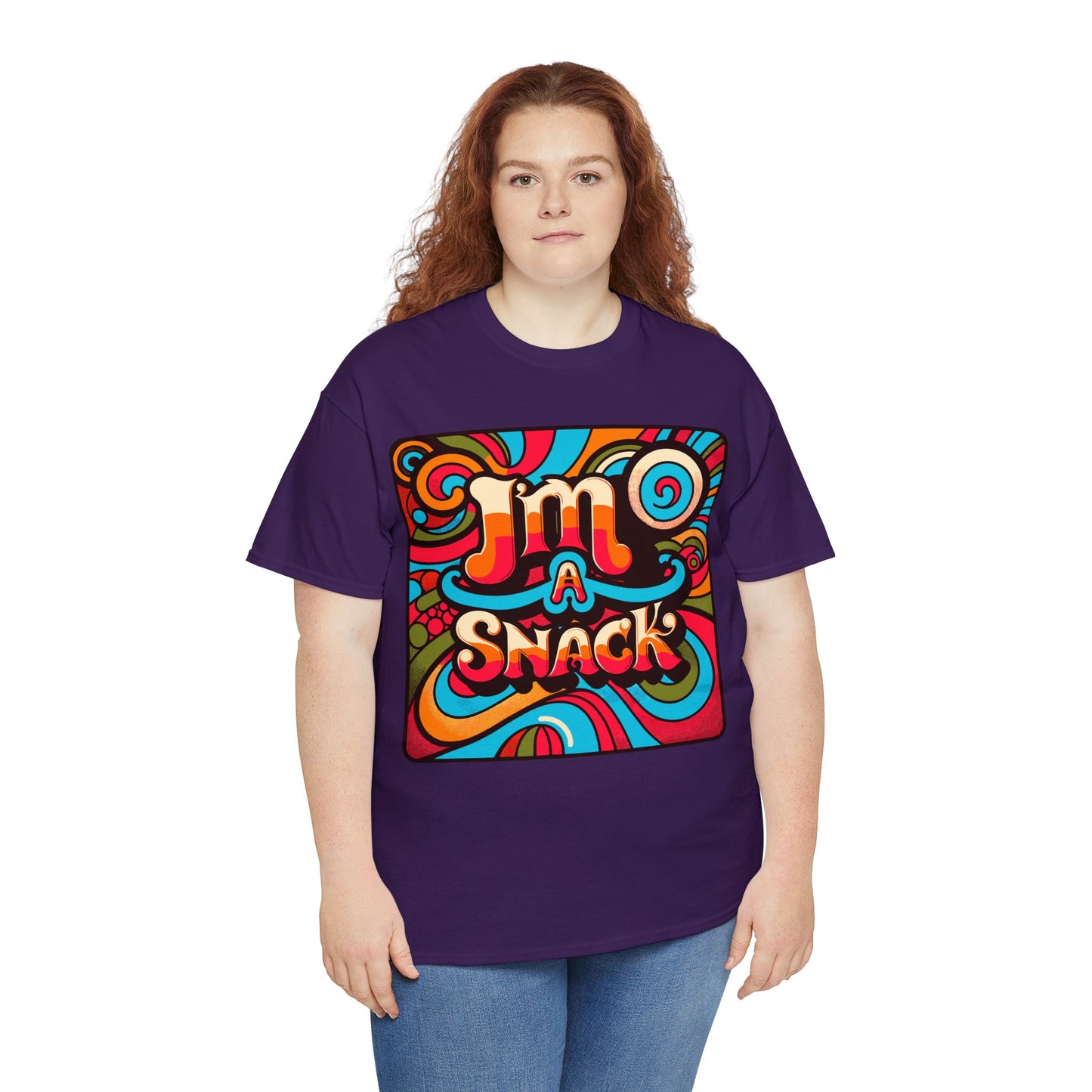 I'm a Snack Unisex Heavy Cotton Tee