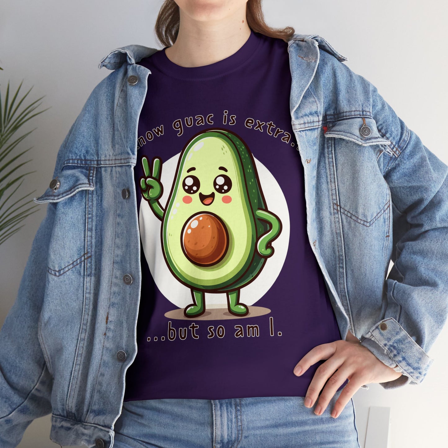 Guac Is Extra Unisex Heavy Cotton Tee