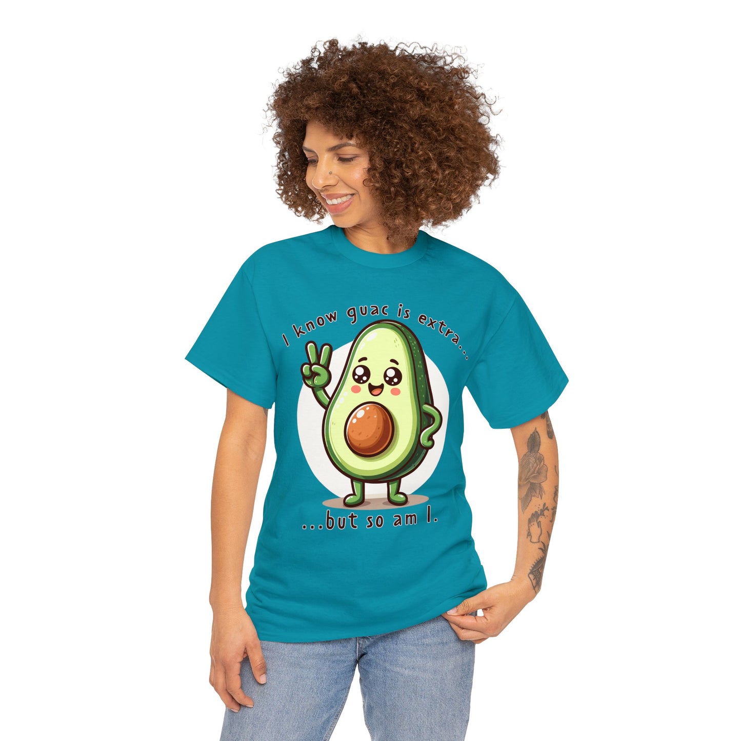 Guac Is Extra Unisex Heavy Cotton Tee