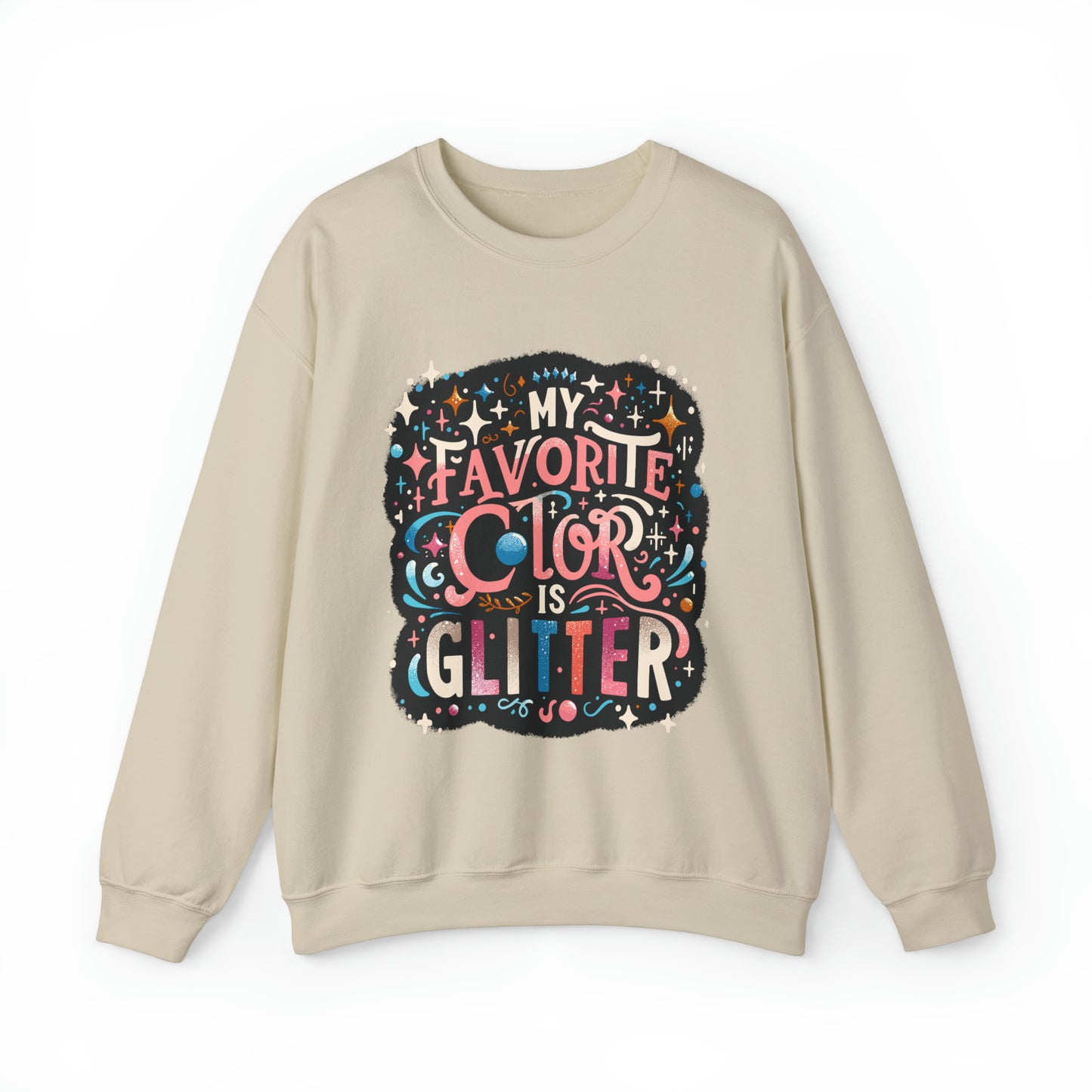 My Favorite Color is Glitter Crewneck Sweatshirt