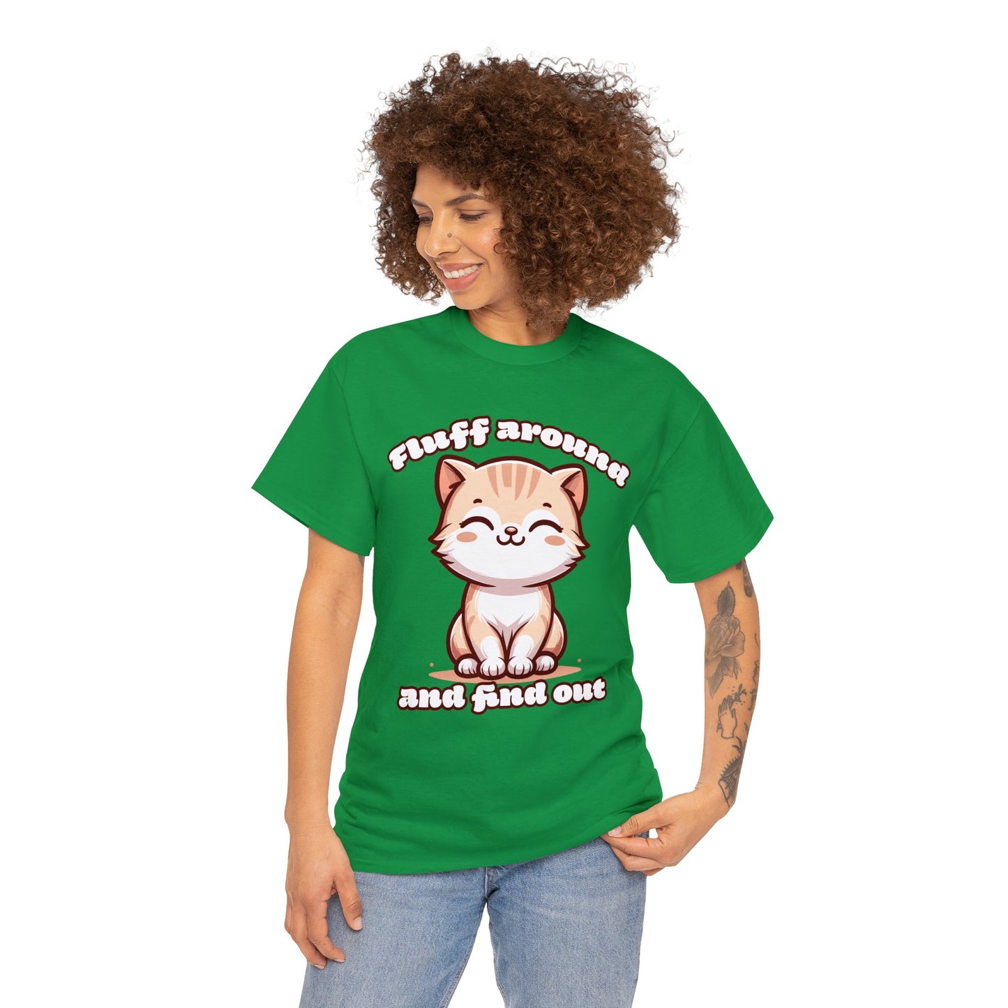 Fluff Around Unisex Heavy Cotton Tee