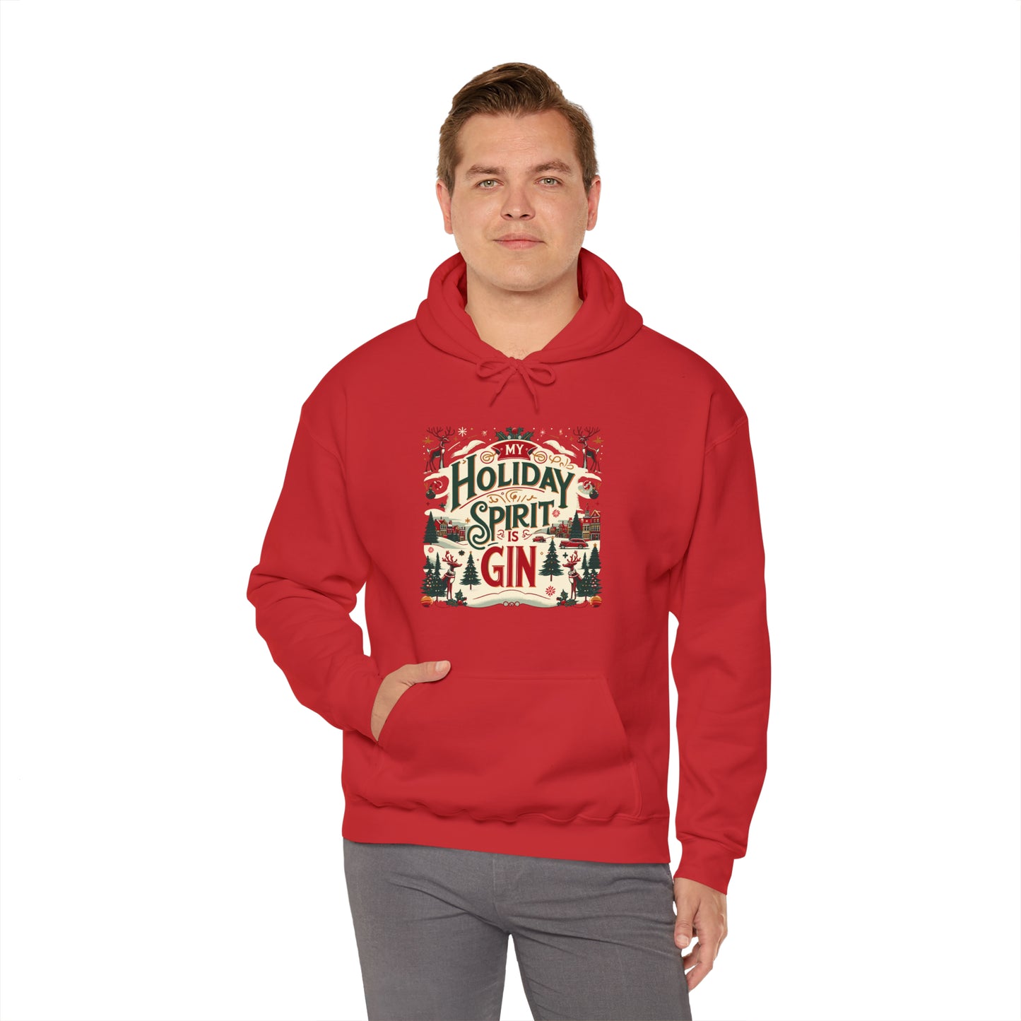 My Holiday Spirit is Gin Hooded Sweatshirt