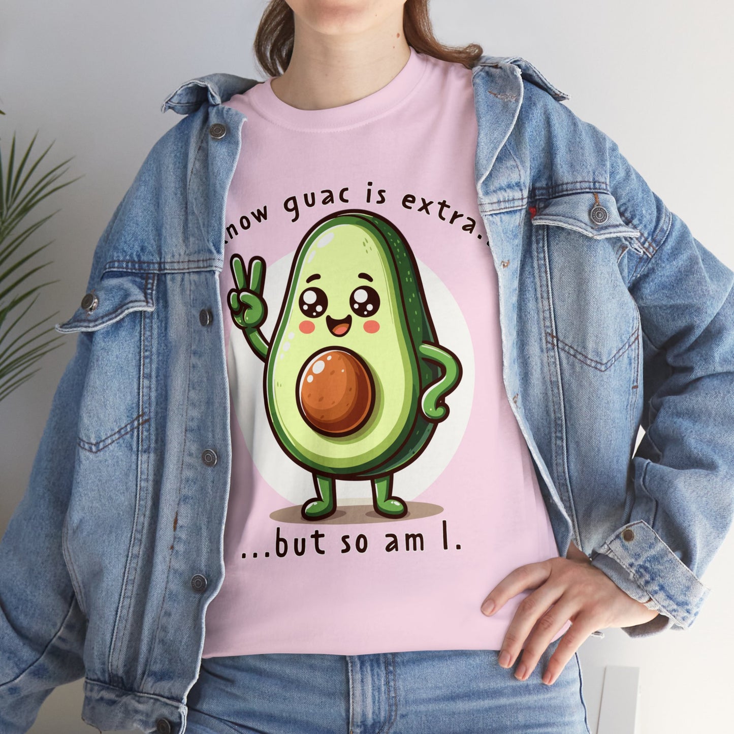 Guac Is Extra Unisex Heavy Cotton Tee