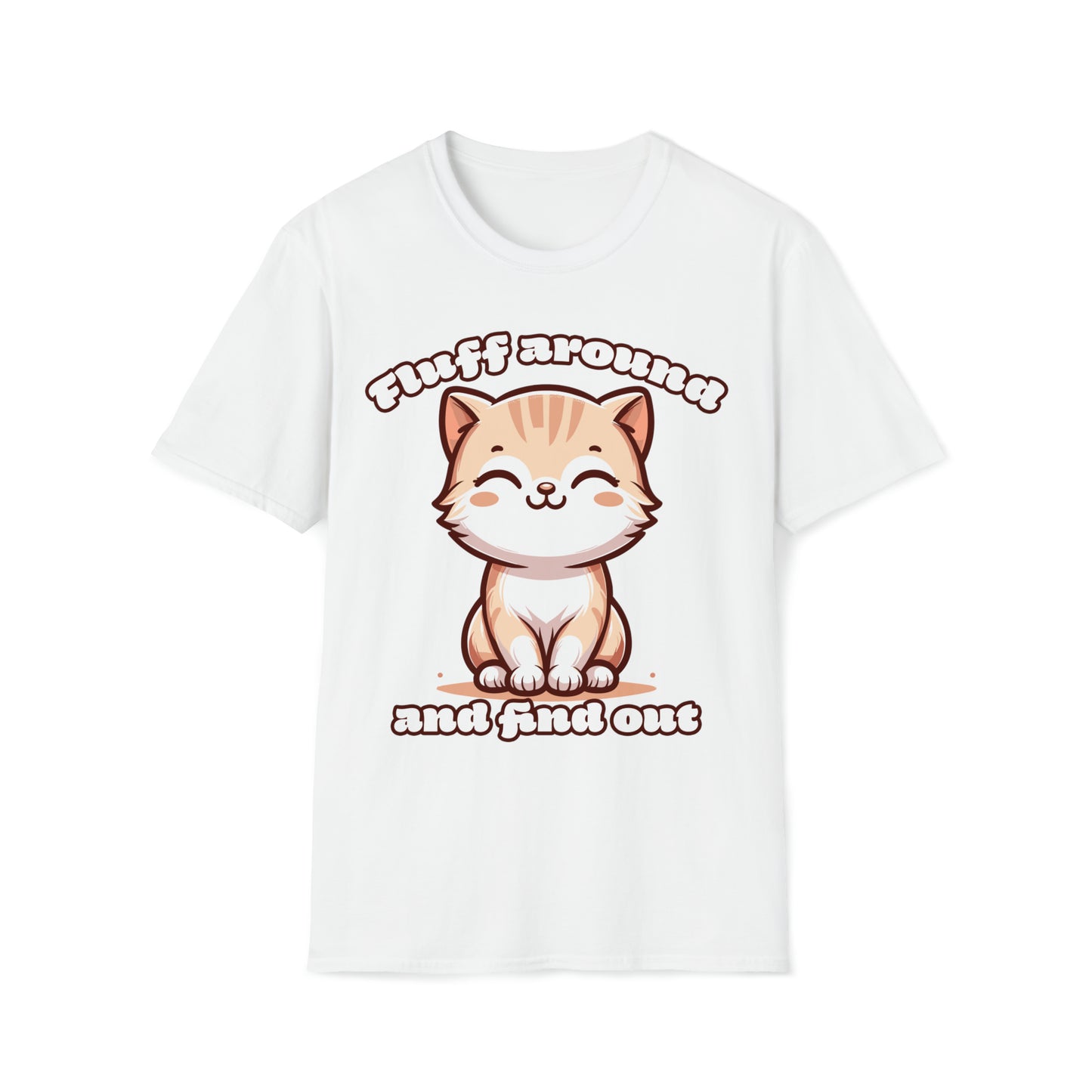 Fluff Around Unisex Softstyle T-Shirt