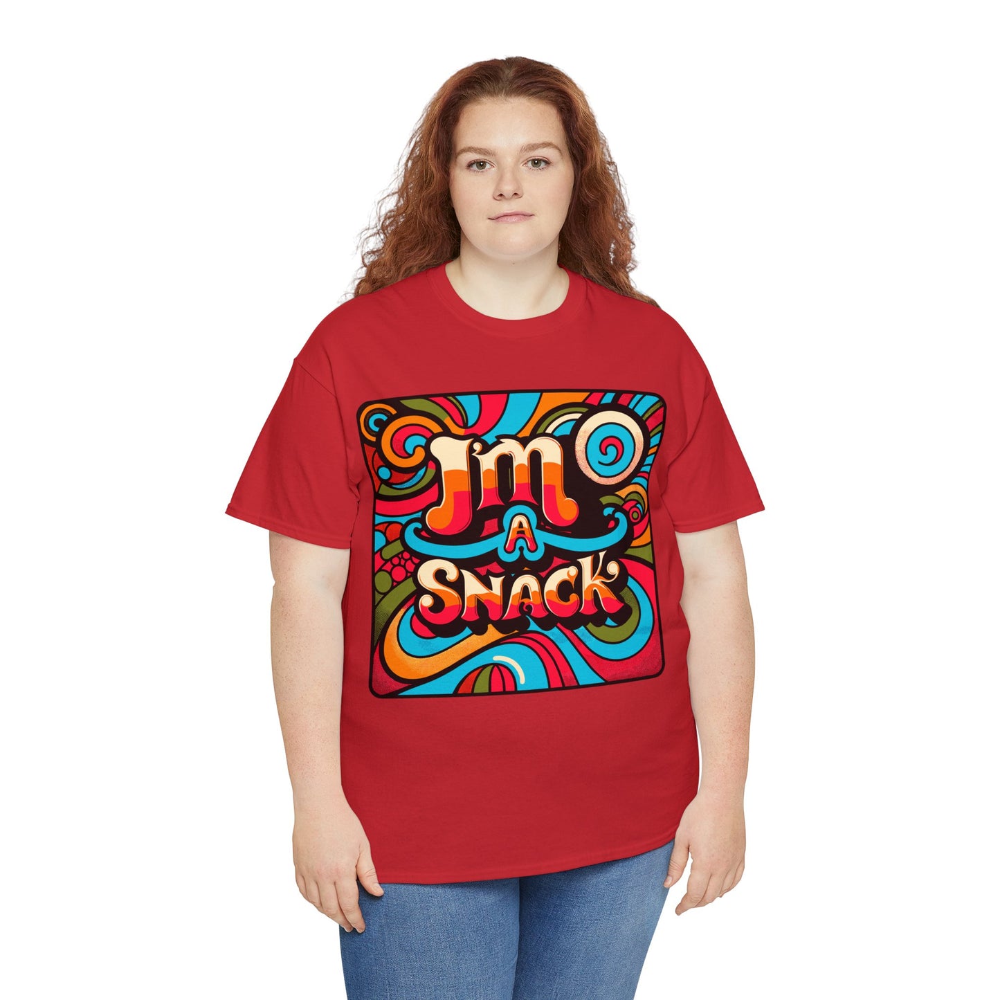 I'm a Snack Unisex Heavy Cotton Tee