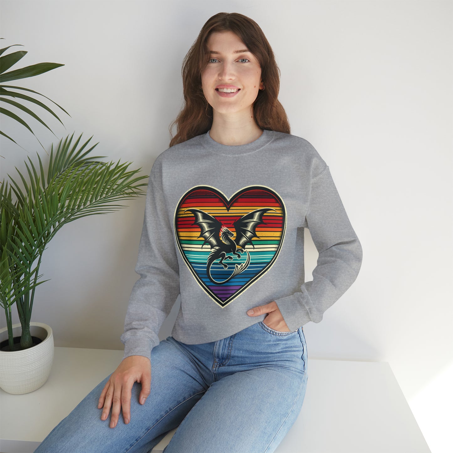 Dragon Heart Crewneck Sweatshirt