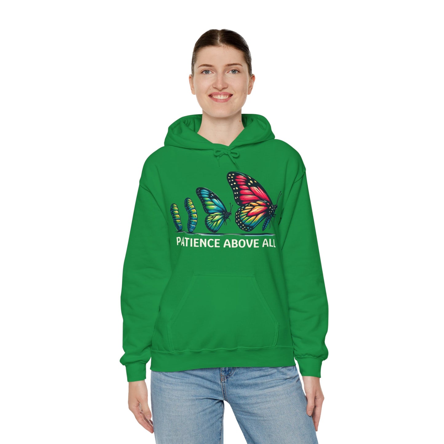 Patience Above All Butterfly Hoodie Hooded Sweatshirt