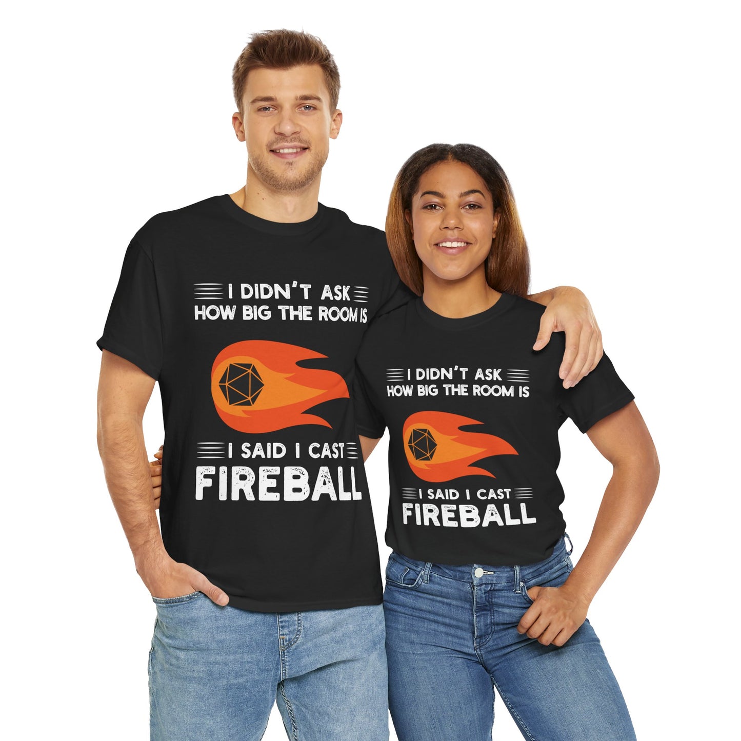 I Cast Fireball T-Shirt, RPG Gamer TShirt