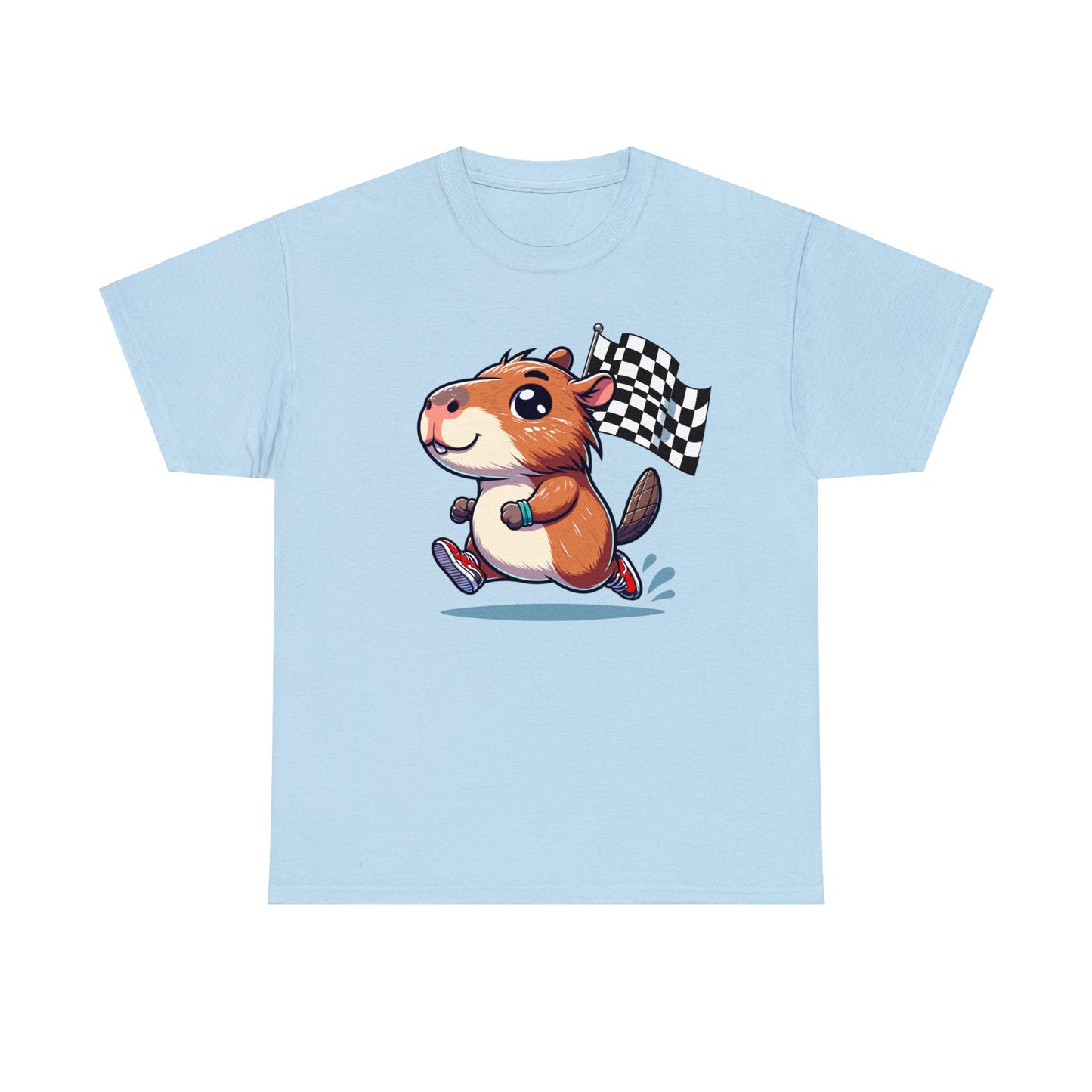 Capybara Never Did Come in Last Heavy Cotton Tee