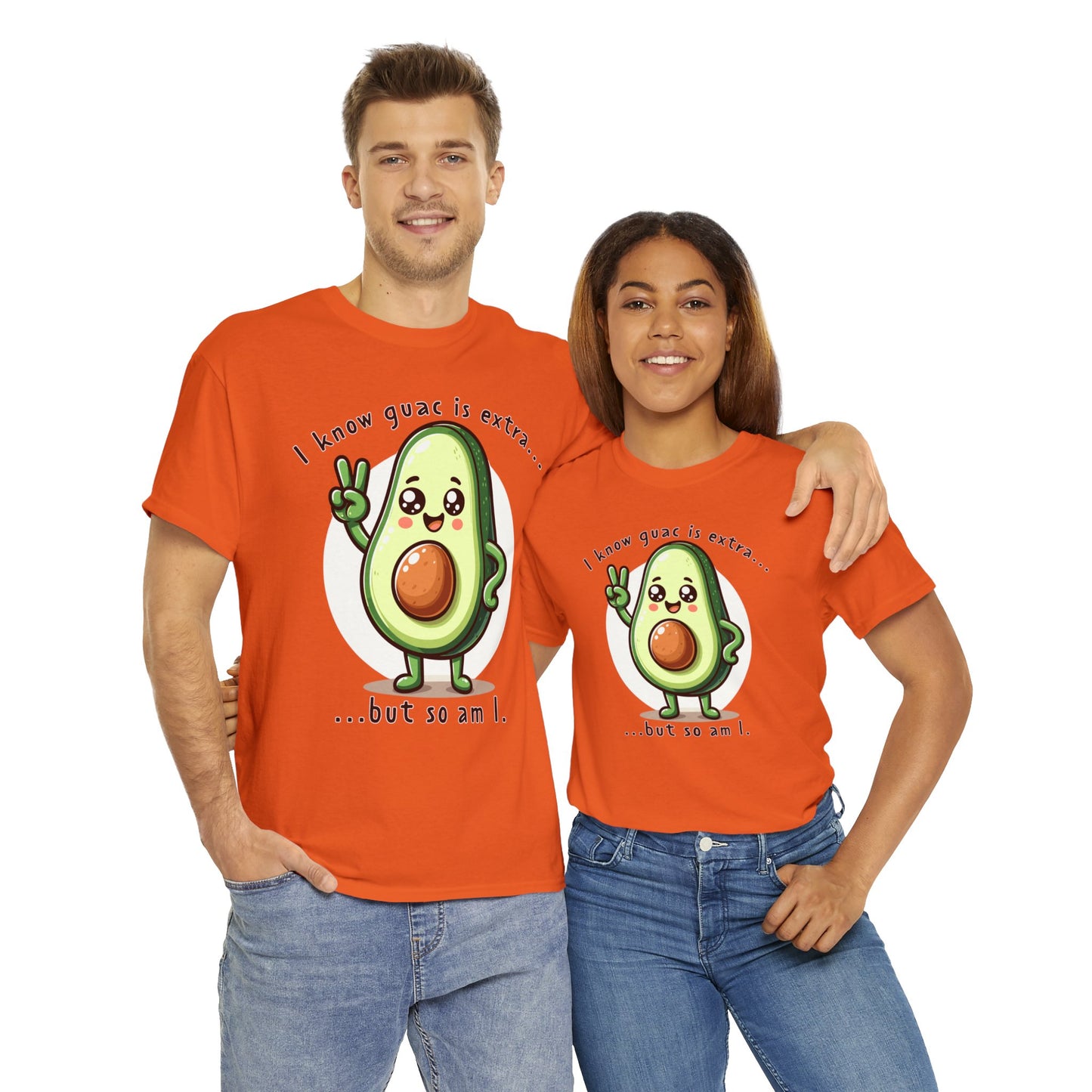 Guac Is Extra Unisex Heavy Cotton Tee