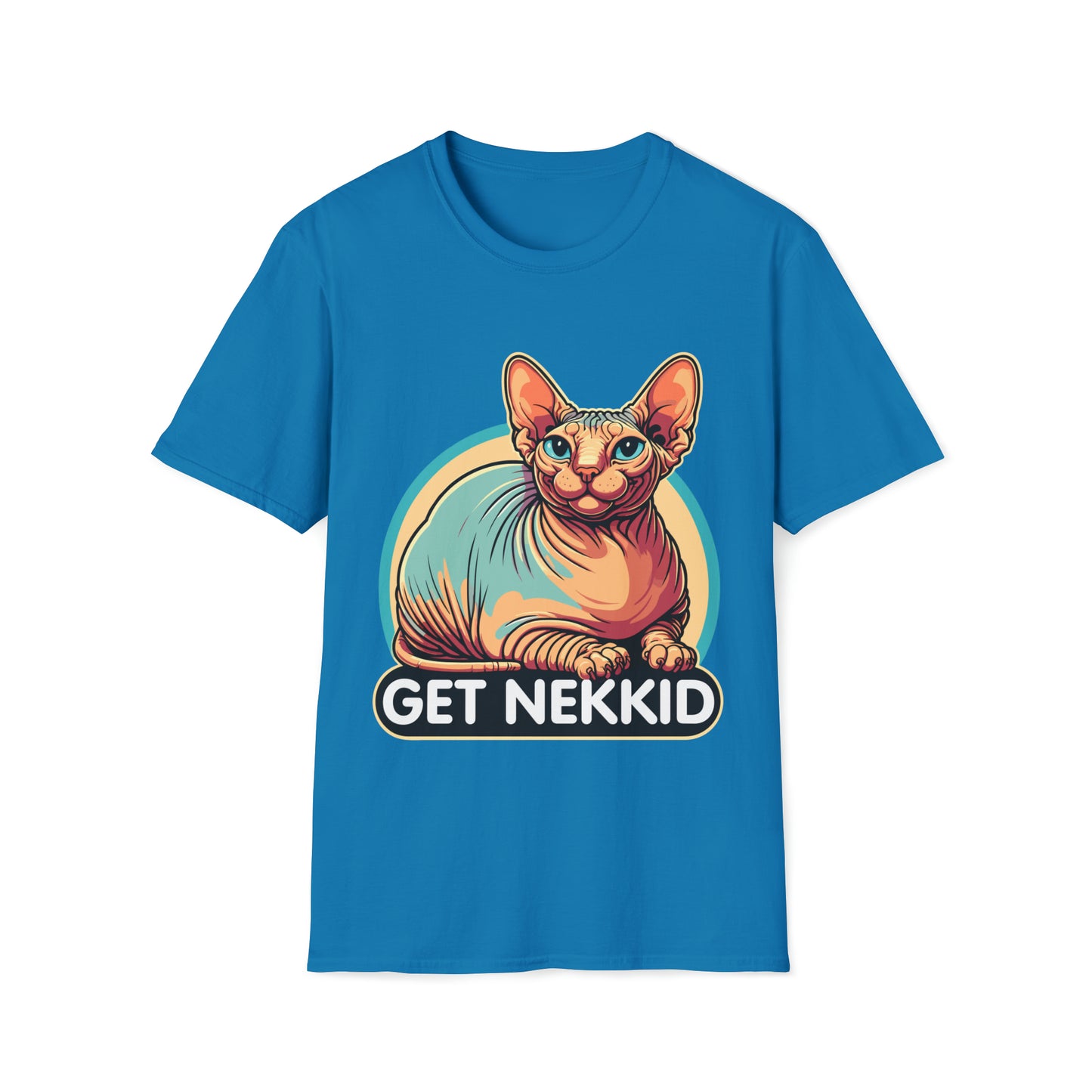 Get Nekkid Sphynx Softstyle T-Shirt