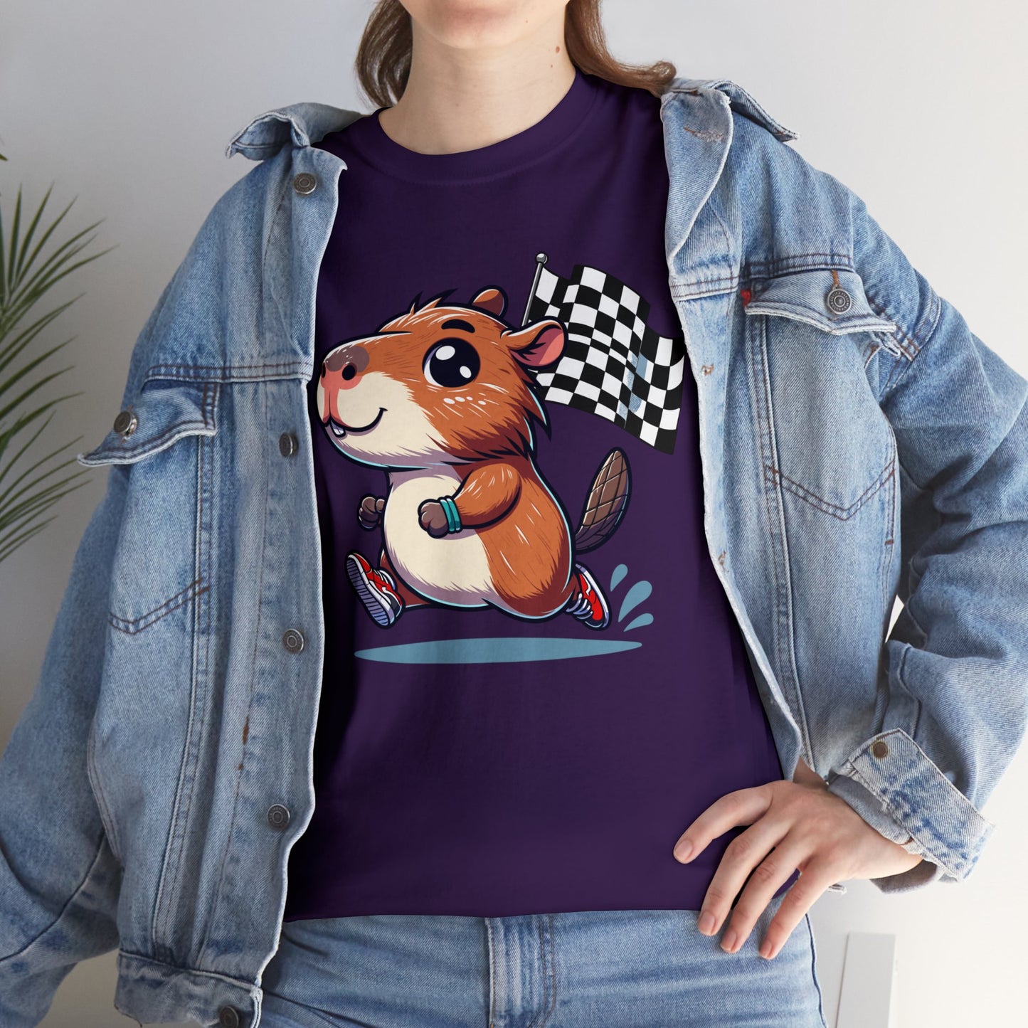 Capybara Never Did Come in Last Heavy Cotton Tee