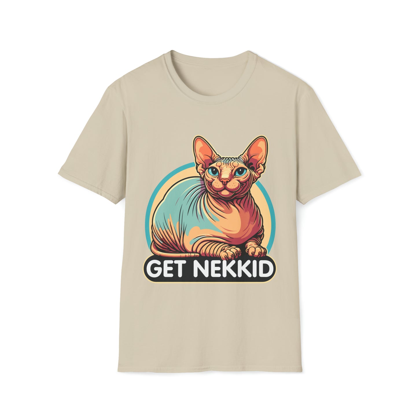 Get Nekkid Sphynx Softstyle T-Shirt