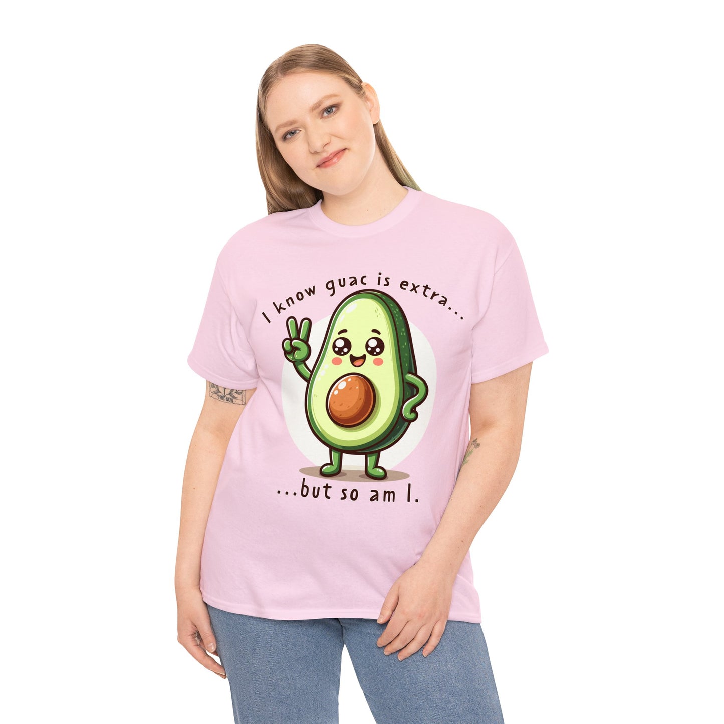 Guac Is Extra Unisex Heavy Cotton Tee