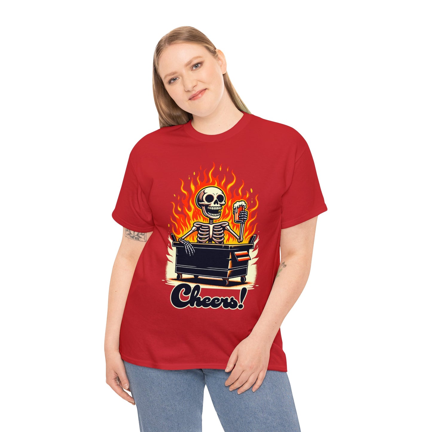 Cheers from the Dumpster Fire Heavy Cotton Tee