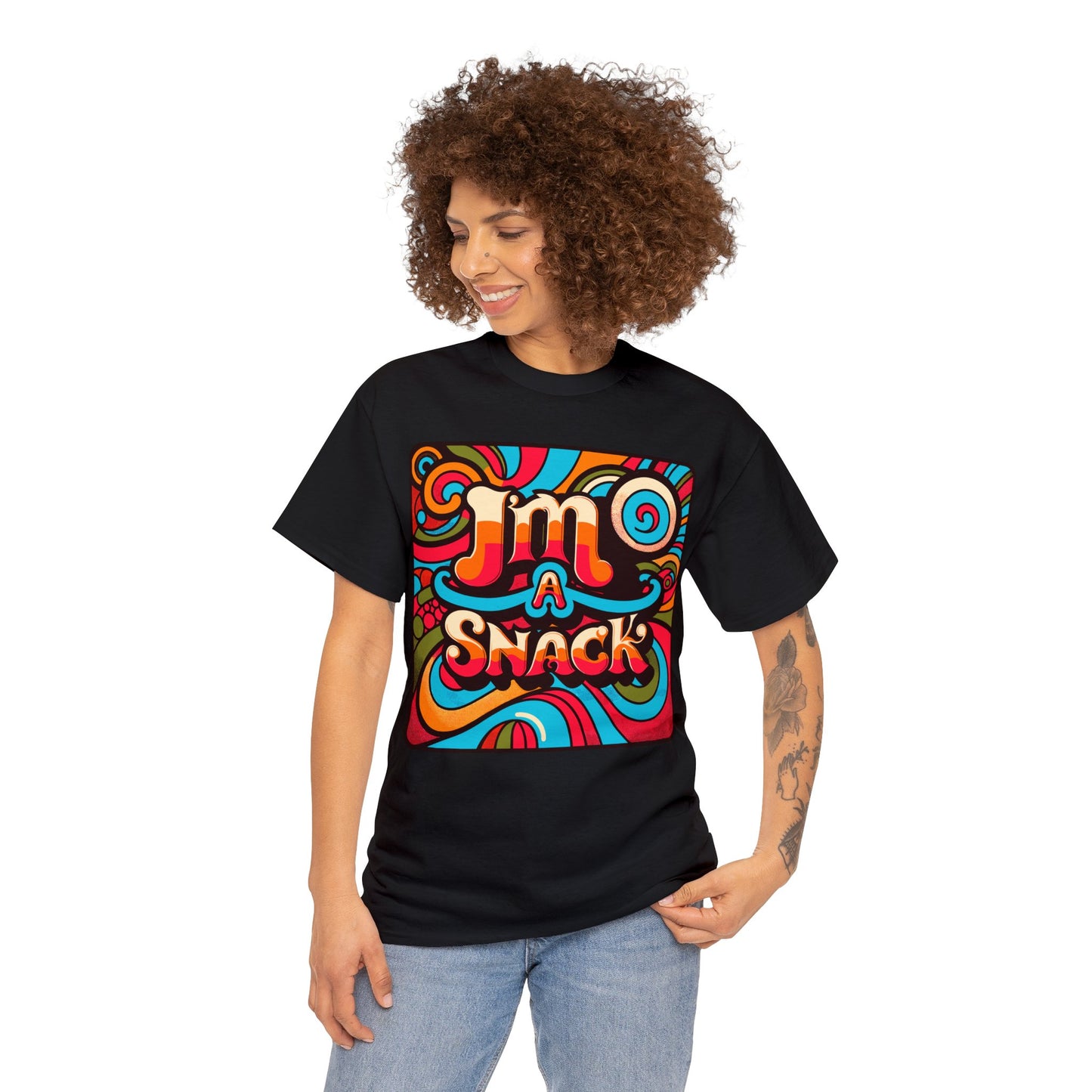 I'm a Snack Unisex Heavy Cotton Tee