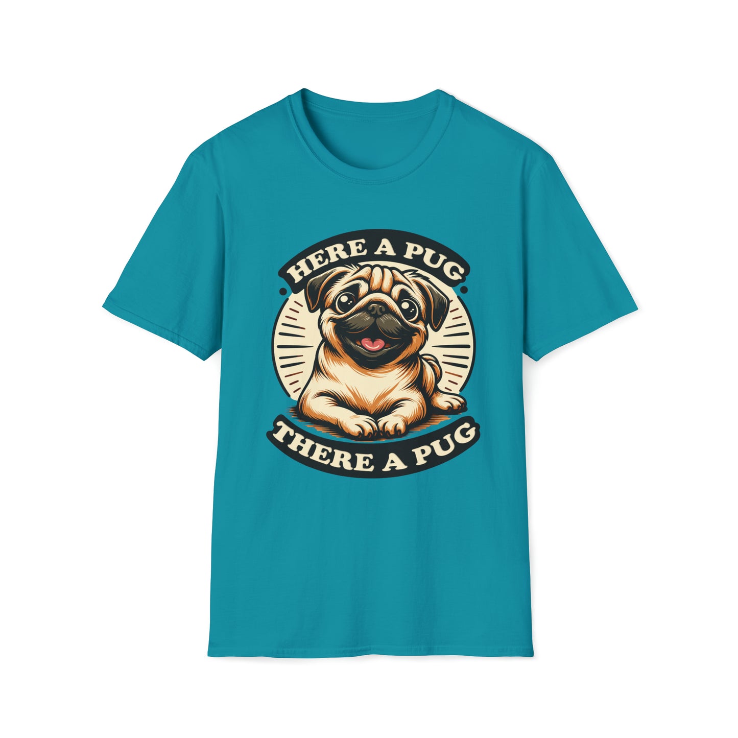 Here a Pug Softstyle T-Shirt