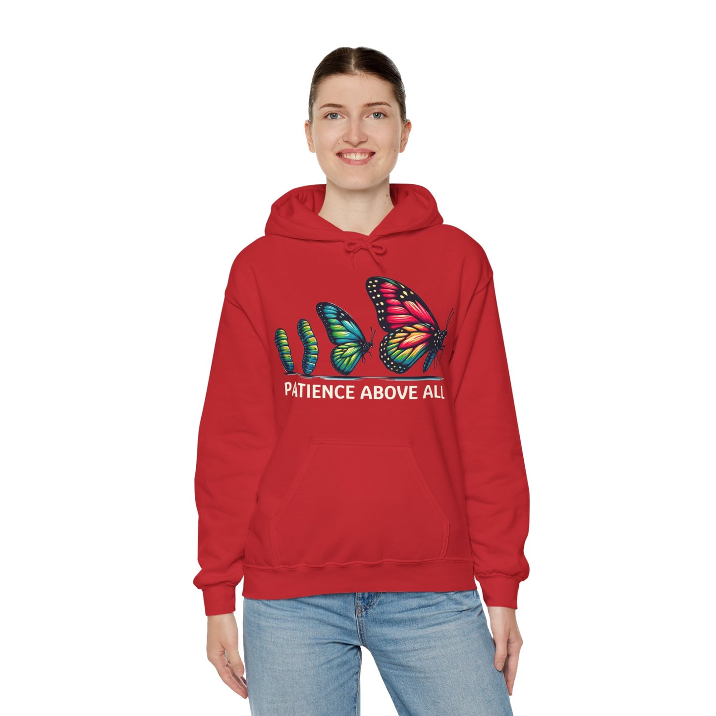 Patience Above All Butterfly Hoodie Hooded Sweatshirt