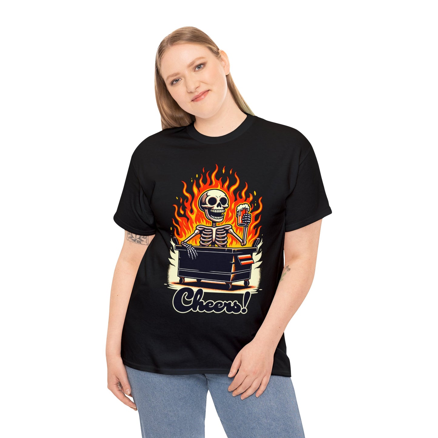 Cheers from the Dumpster Fire Heavy Cotton Tee