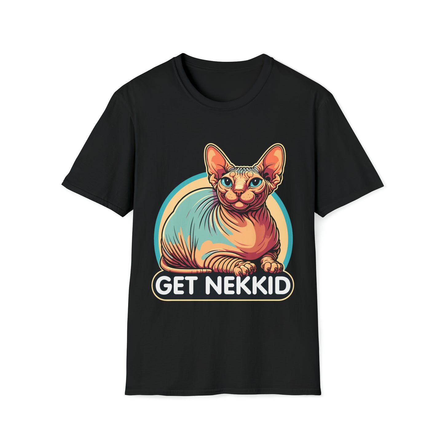 Get Nekkid Sphynx Softstyle T-Shirt