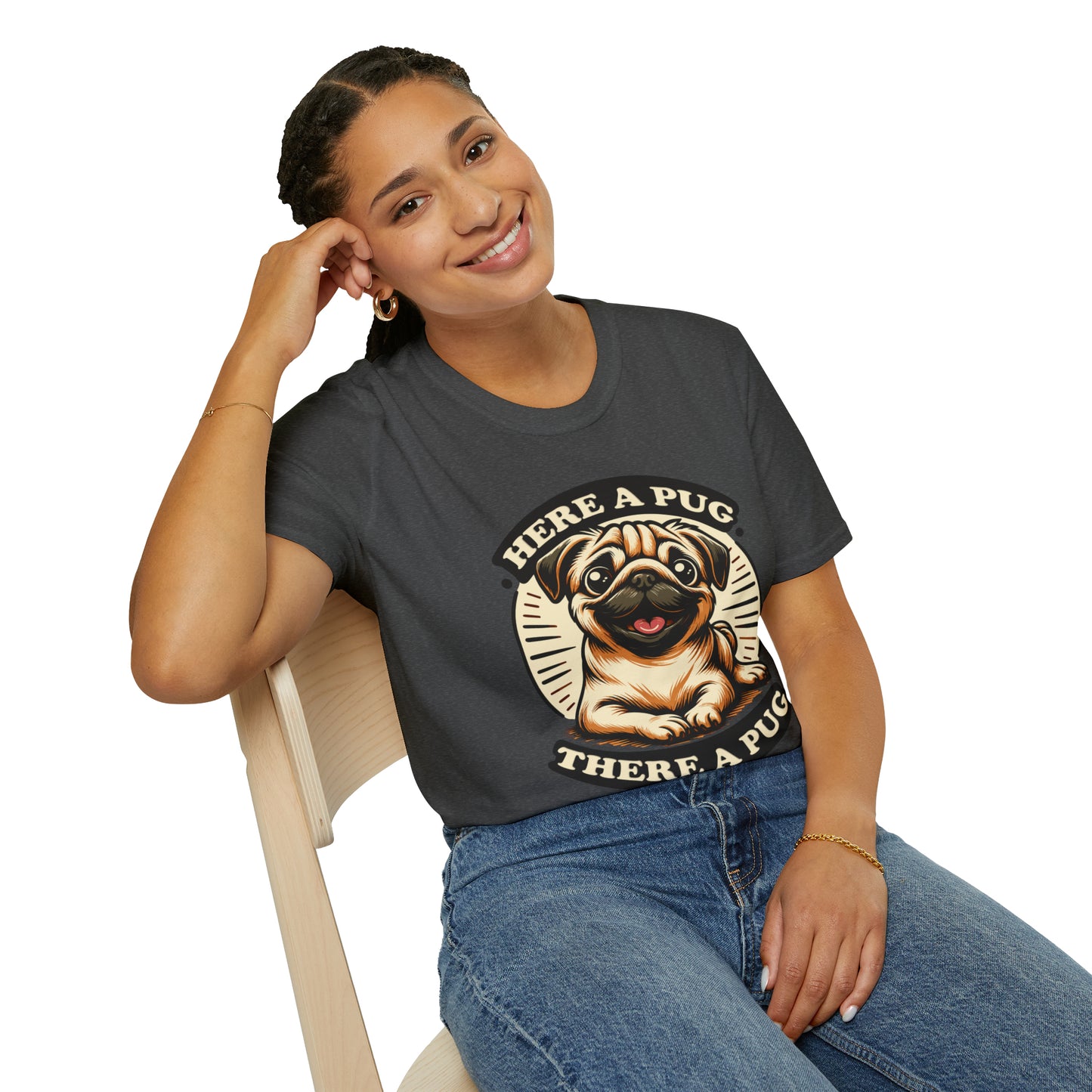 Here a Pug Softstyle T-Shirt