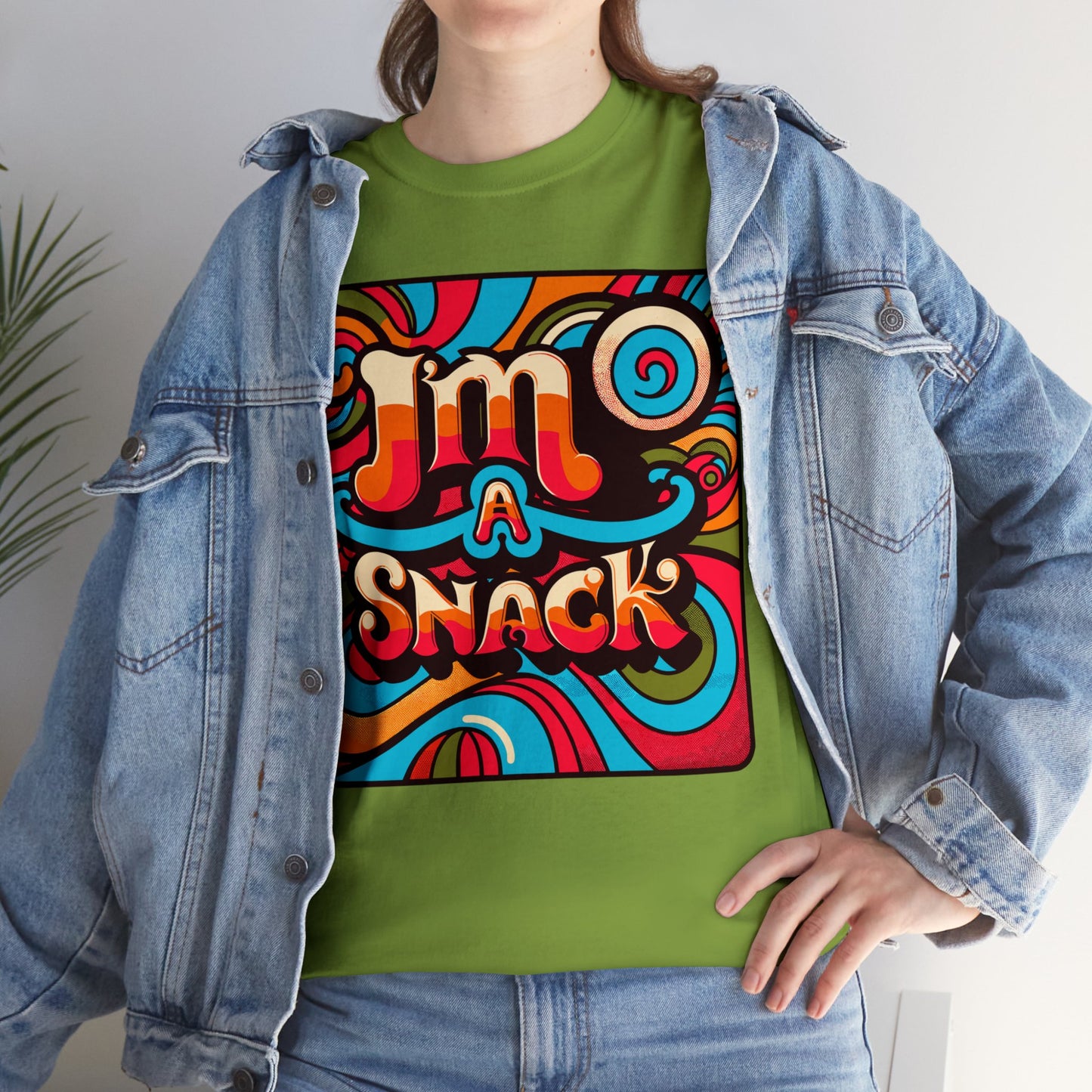 I'm a Snack Unisex Heavy Cotton Tee