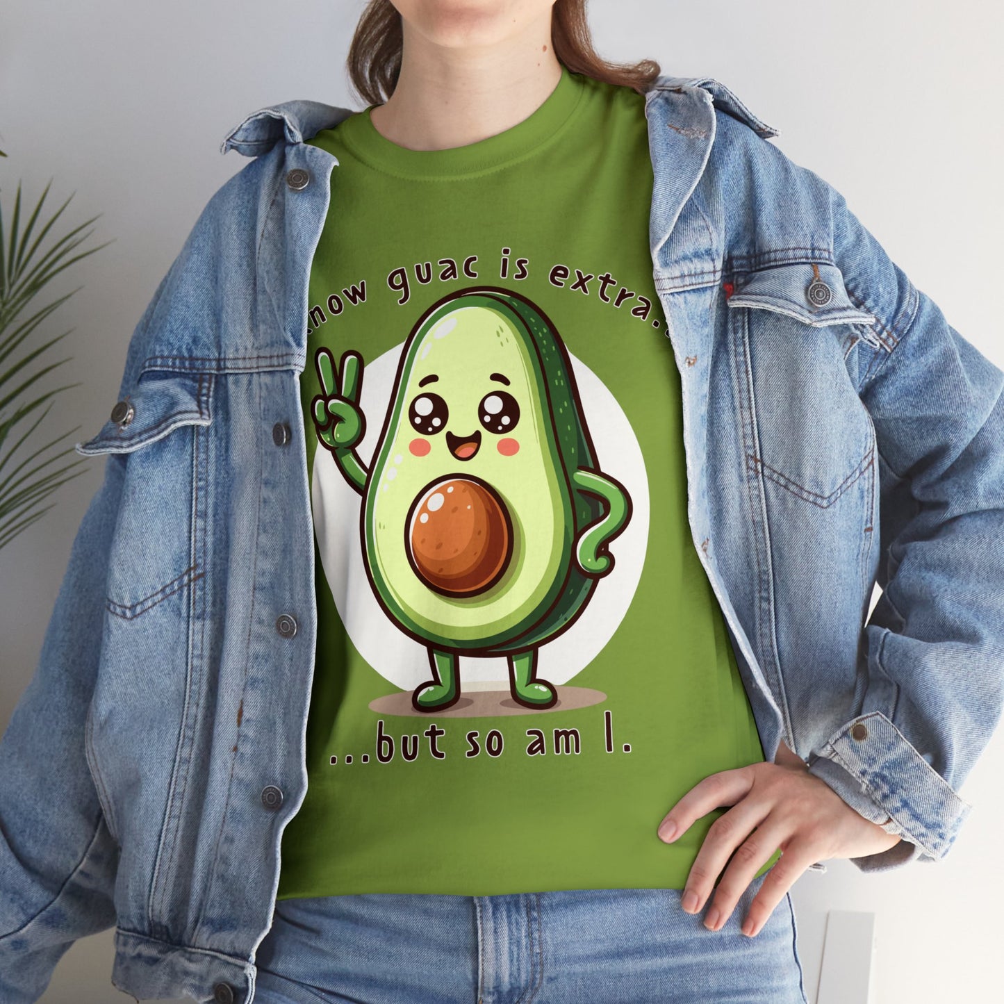 Guac Is Extra Unisex Heavy Cotton Tee