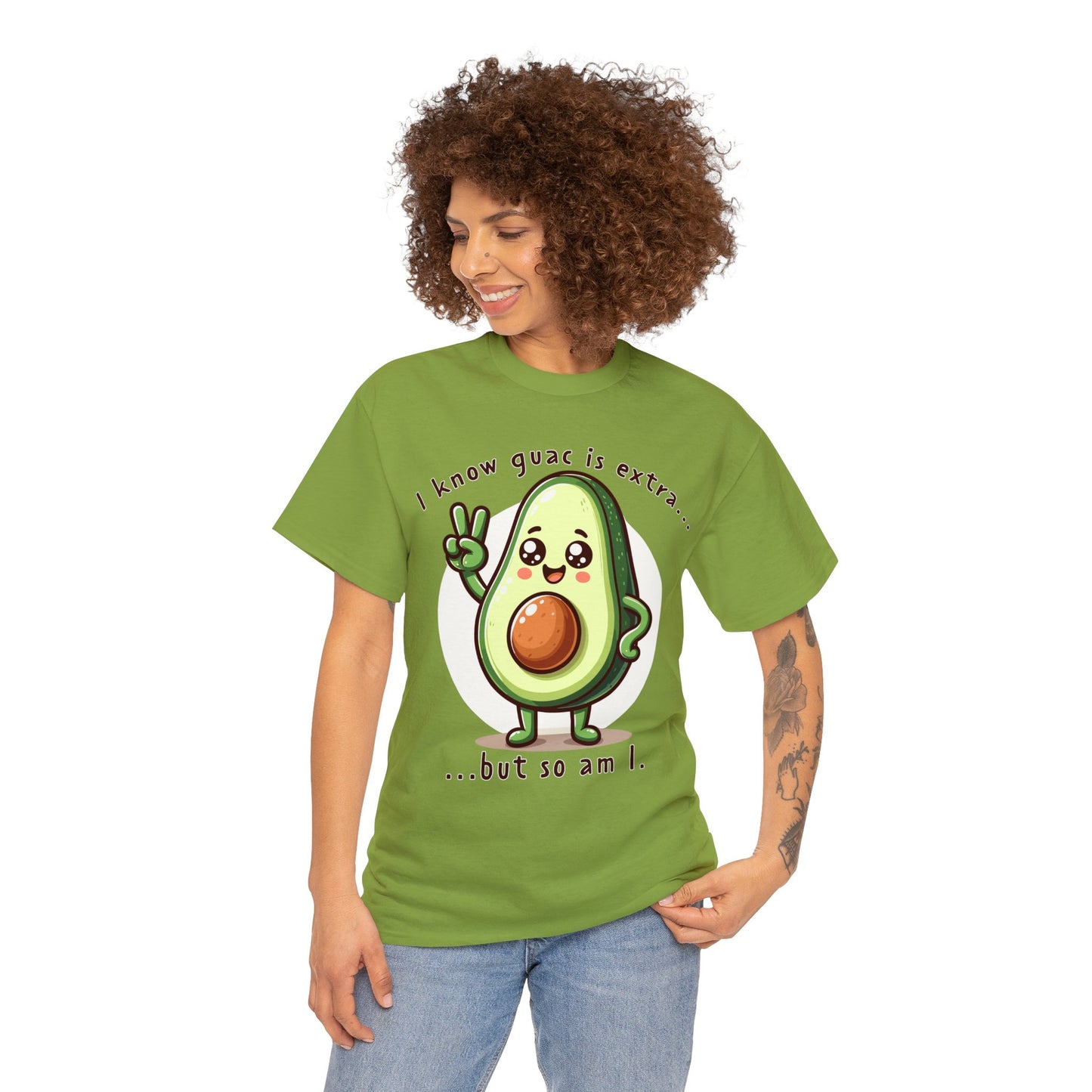 Guac Is Extra Unisex Heavy Cotton Tee