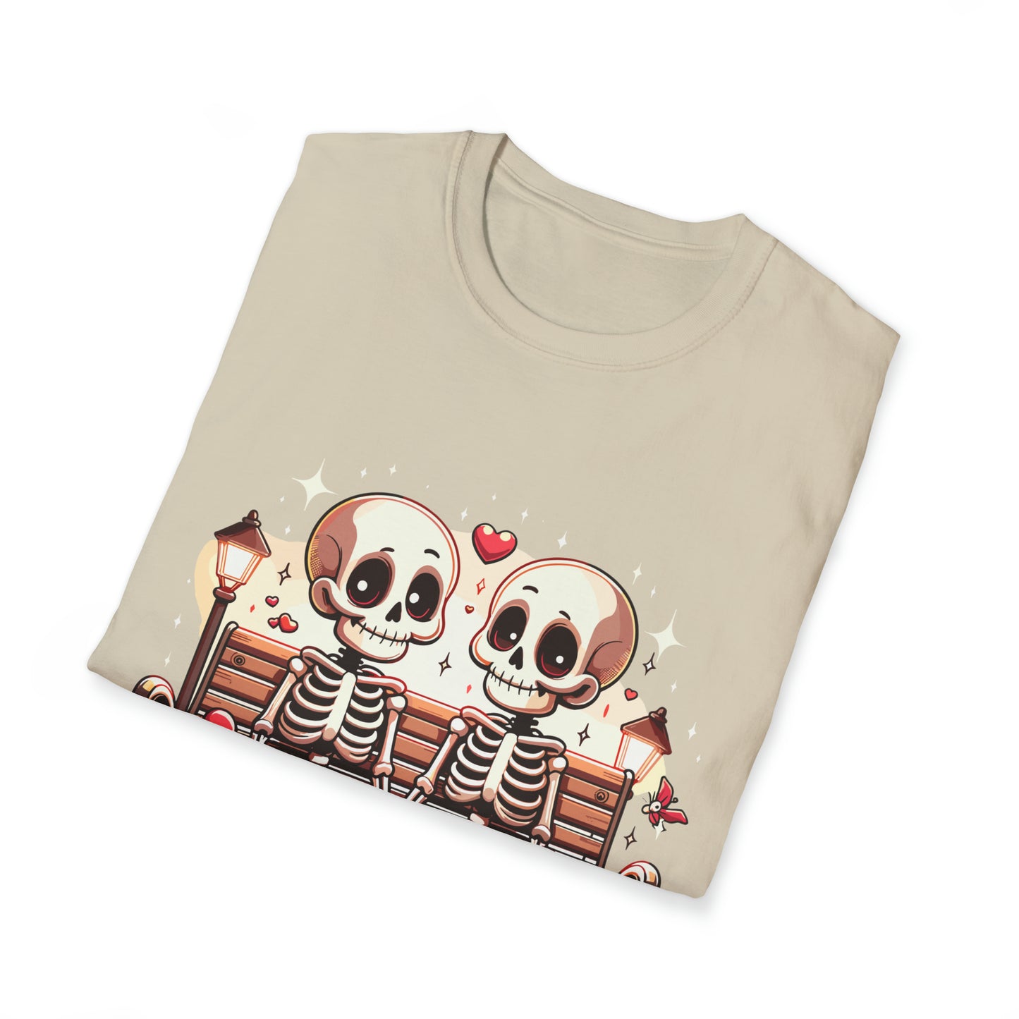 Skeletons in Love Softstyle T-Shirt