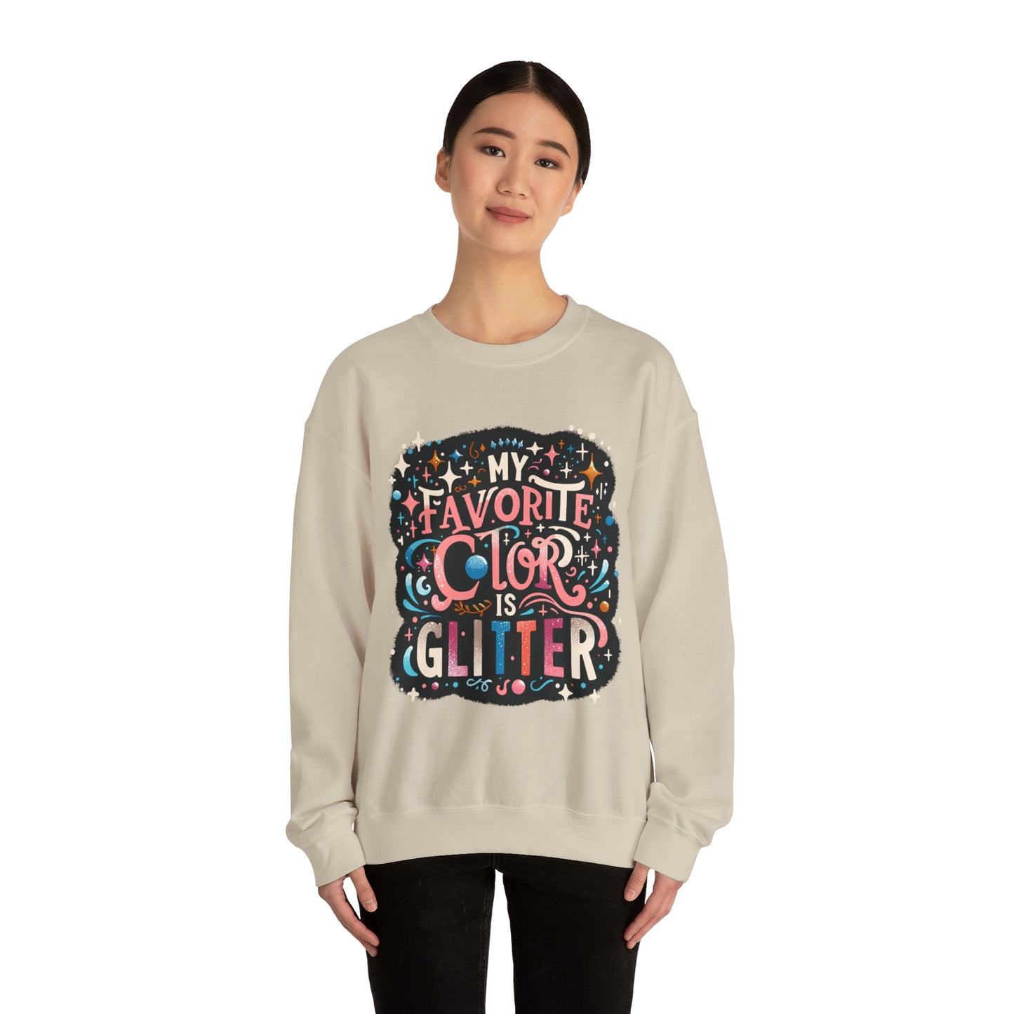 My Favorite Color is Glitter Crewneck Sweatshirt