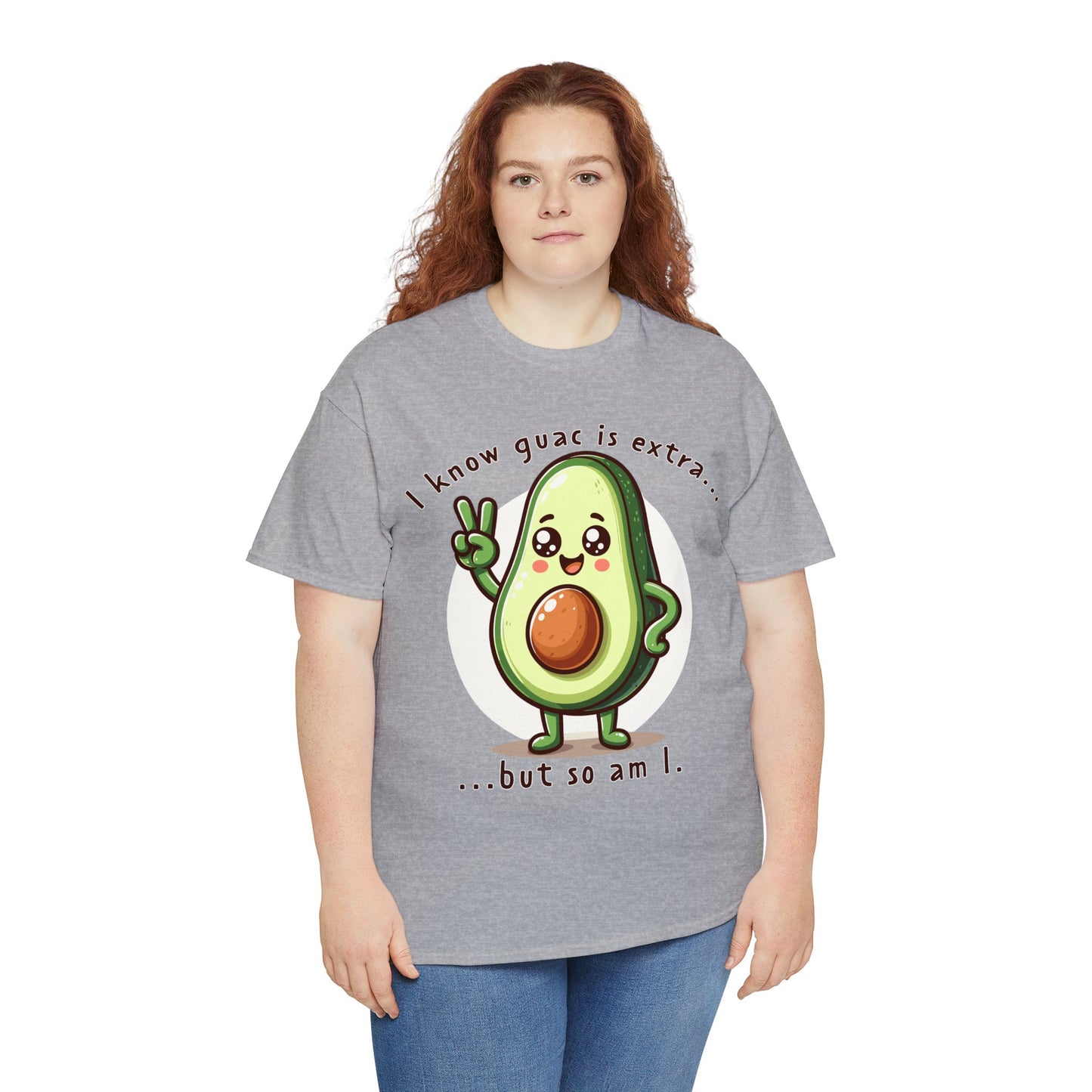 Guac Is Extra Unisex Heavy Cotton Tee