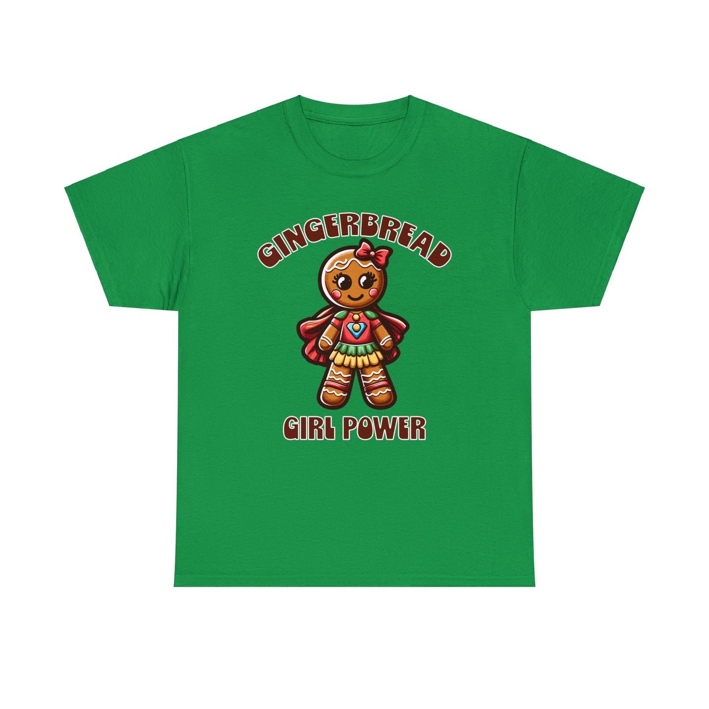 Gingerbread Girl Power Cotton T-Shirt