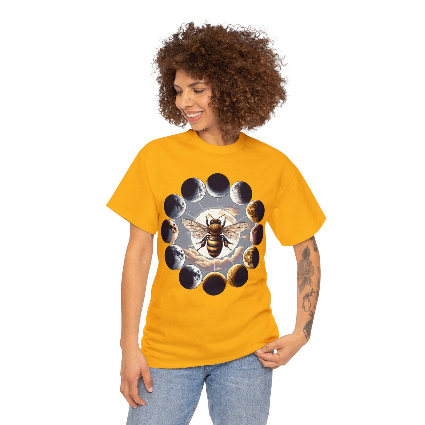 Bee Phases Heavy Cotton Tee