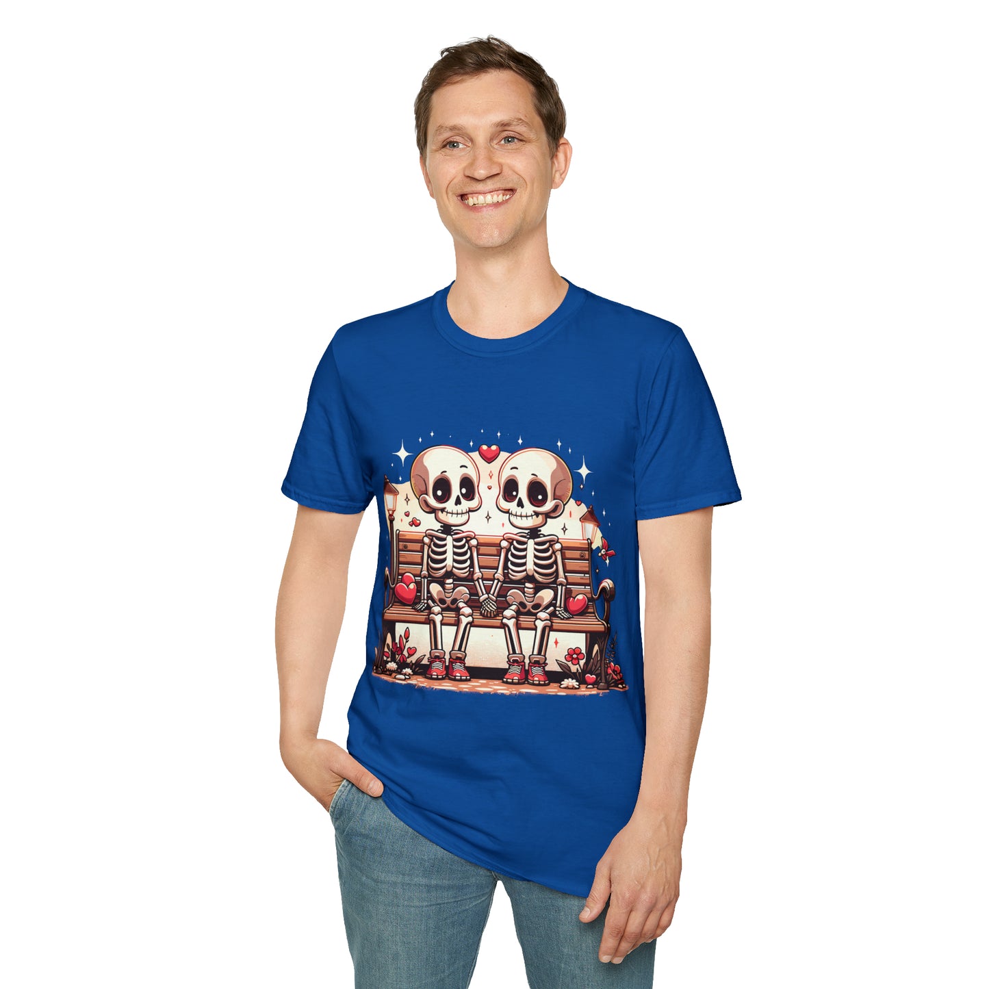 Skeletons in Love Softstyle T-Shirt