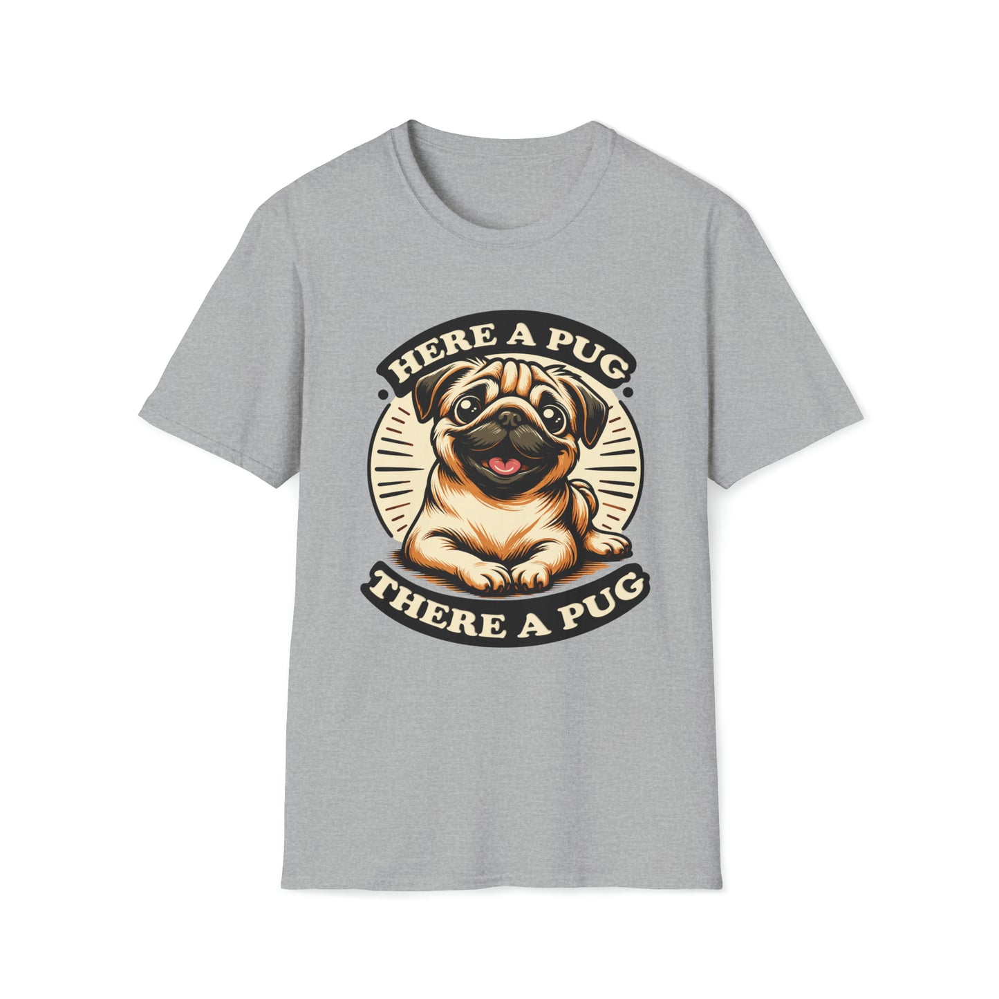 Here a Pug Softstyle T-Shirt