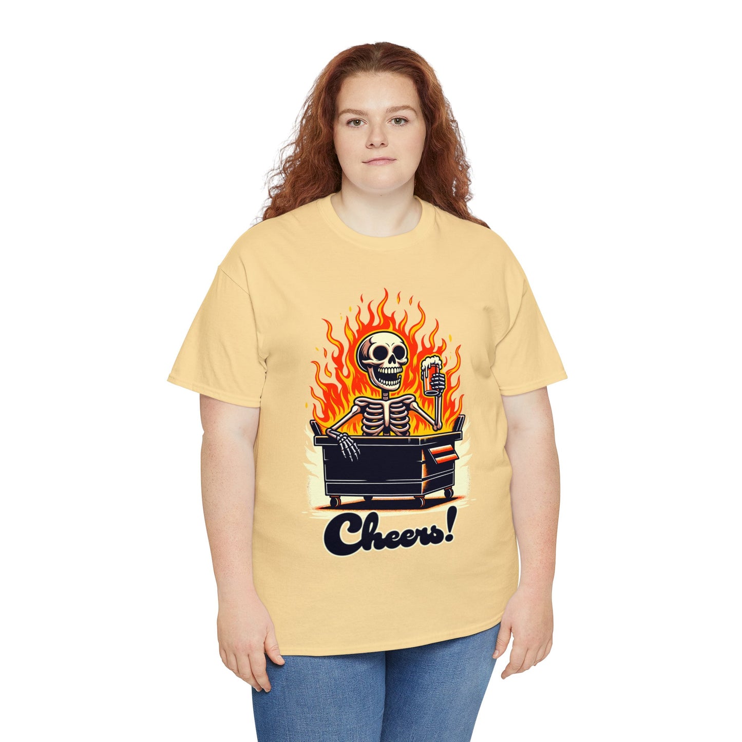 Cheers from the Dumpster Fire Heavy Cotton Tee