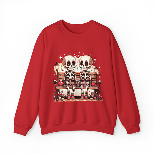 Skeletons in Love Crewneck Sweatshirt