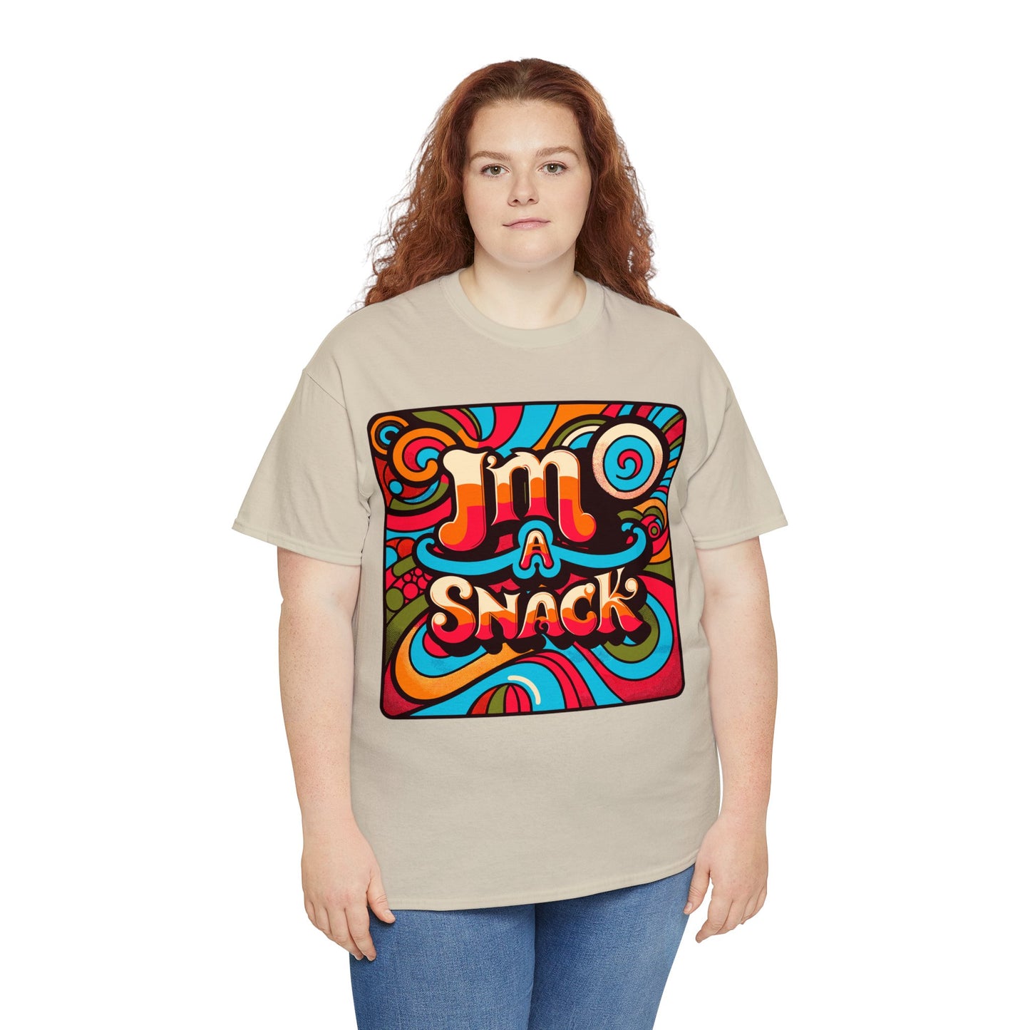 I'm a Snack Unisex Heavy Cotton Tee