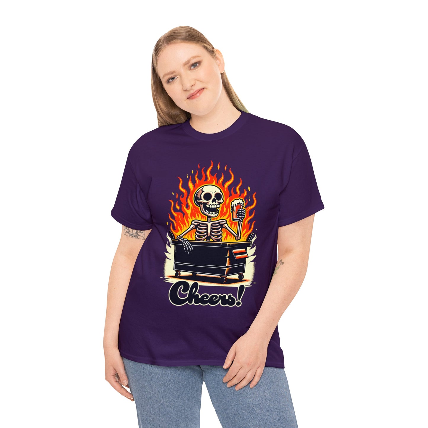 Cheers from the Dumpster Fire Heavy Cotton Tee