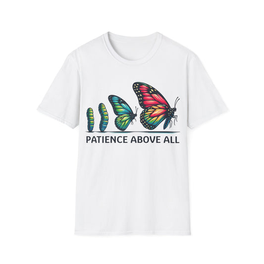 Patience Above All Butterfly Softstyle T-Shirt