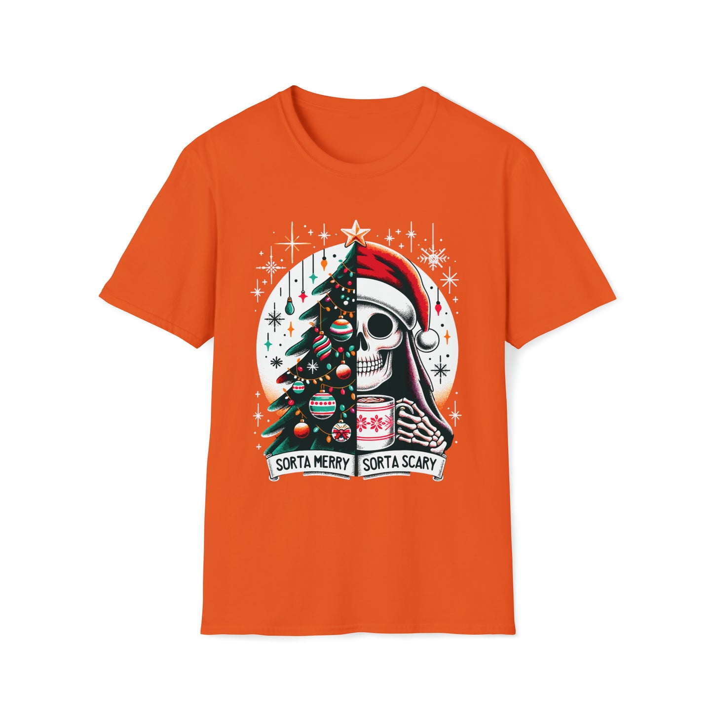 Sorta Merry Sorta Scary Unisex Softstyle T-Shirt